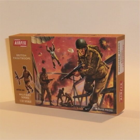 Airfix Empty British Paratroopers Paratroops Early Repro Box