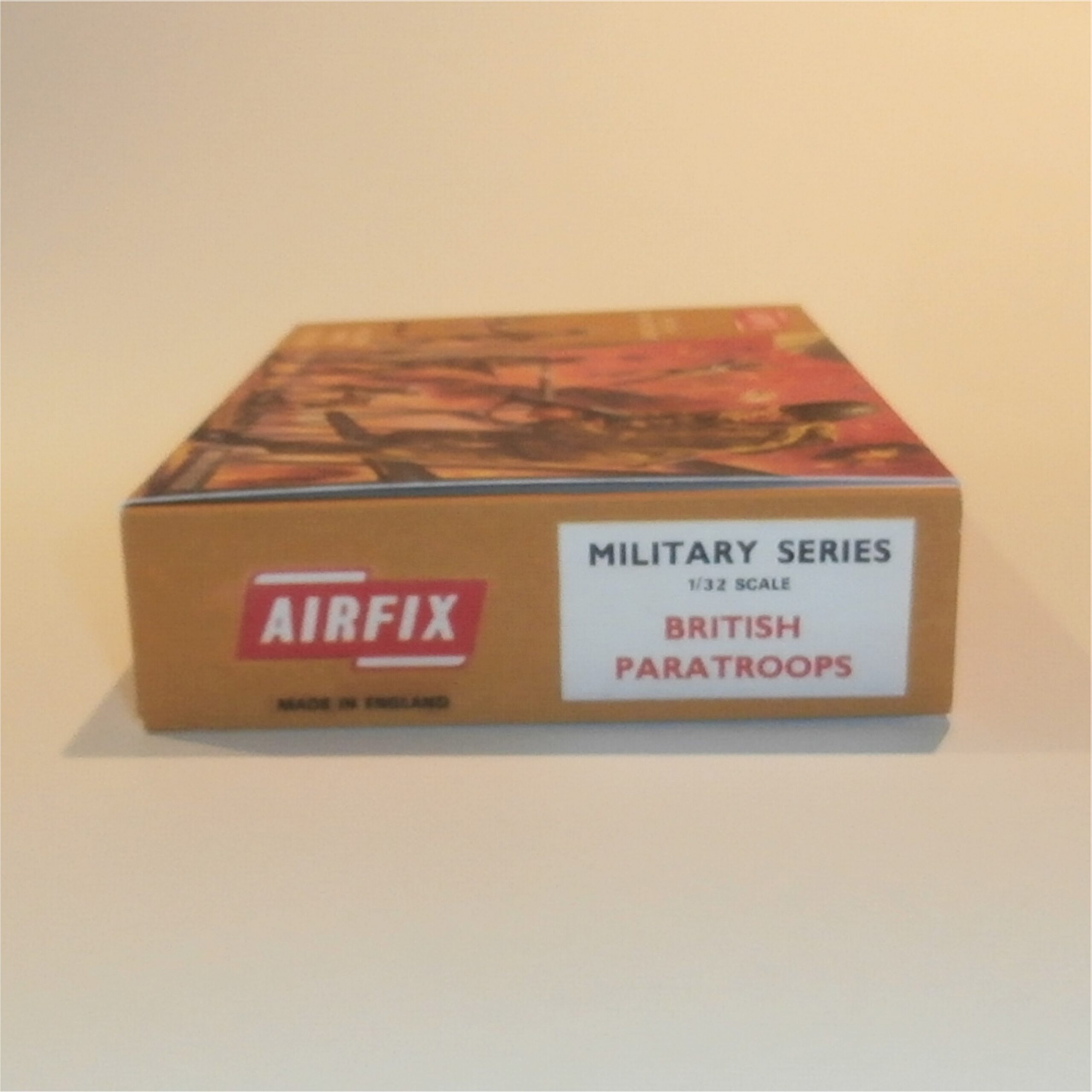 Airfix Empty British Paratroopers Paratroops Early Repro Box