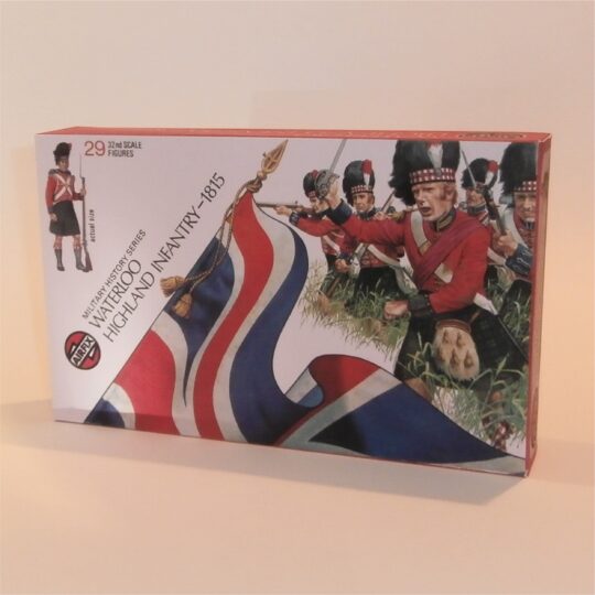 Airfix Empty Waterloo Series Highland Infantry Repro Box