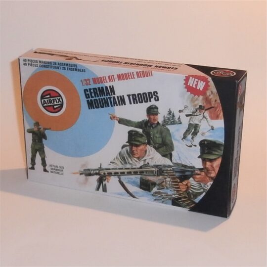 Airfix Empty German Mountain Troops Target Logo Repro Box