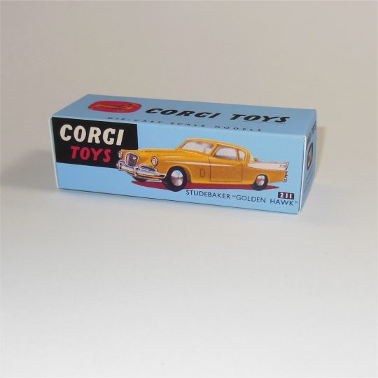 Corgi Toys 211 Studebaker Golden Hawk Repro Box