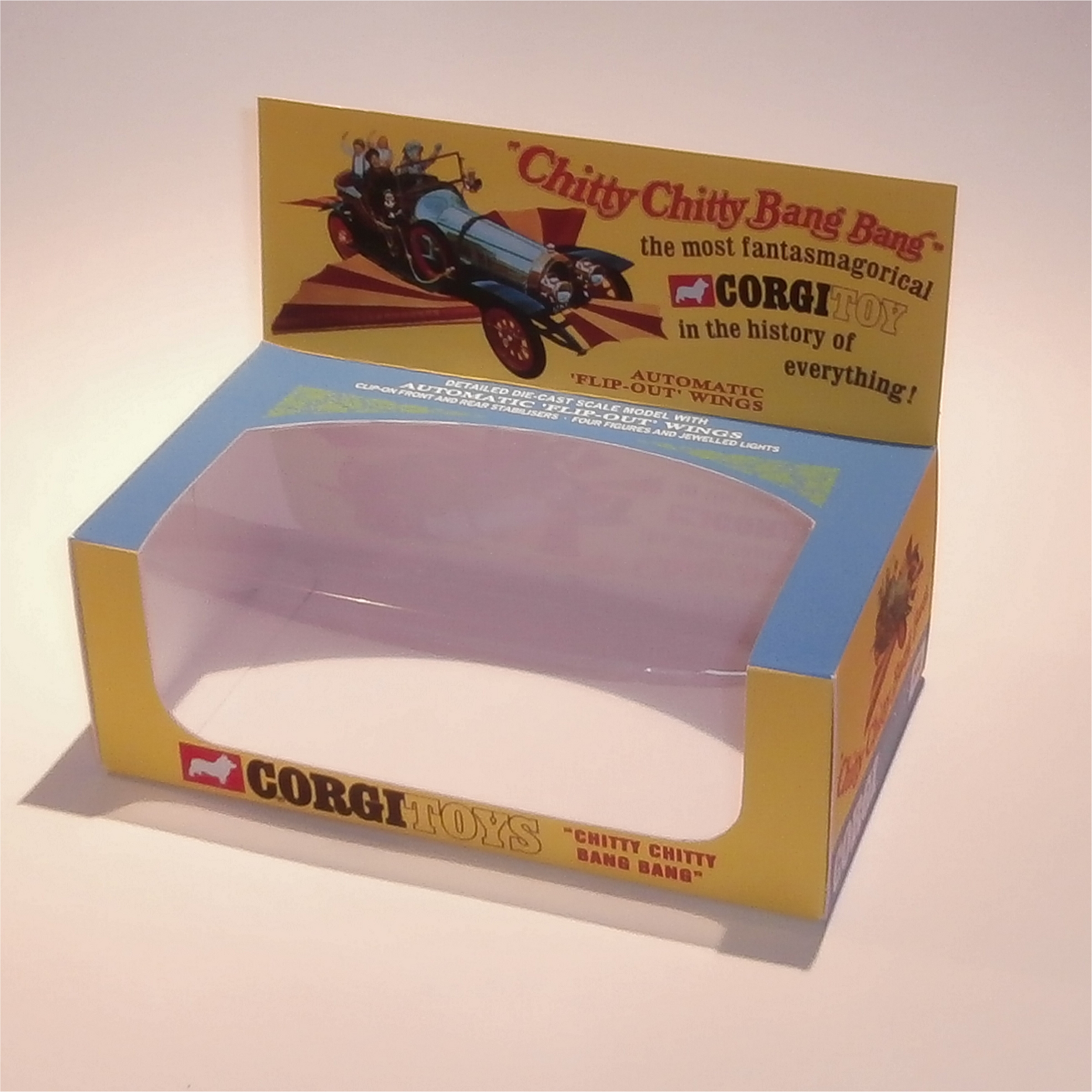 Corgi Toys 266 Chitty Chitty Bang Bang Empty Repro Outer Box