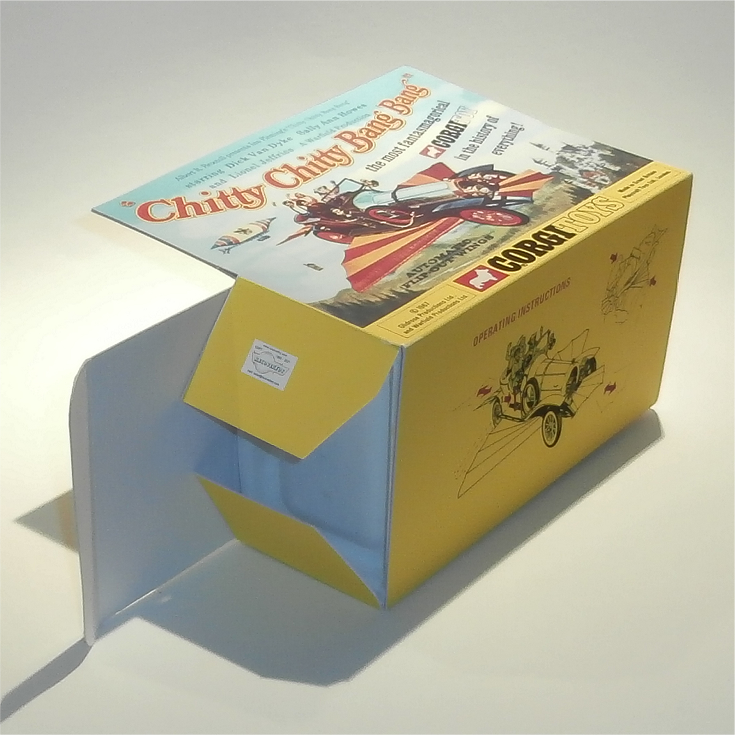 Corgi Toys 266 Chitty Chitty Bang Bang Empty Repro Box Set