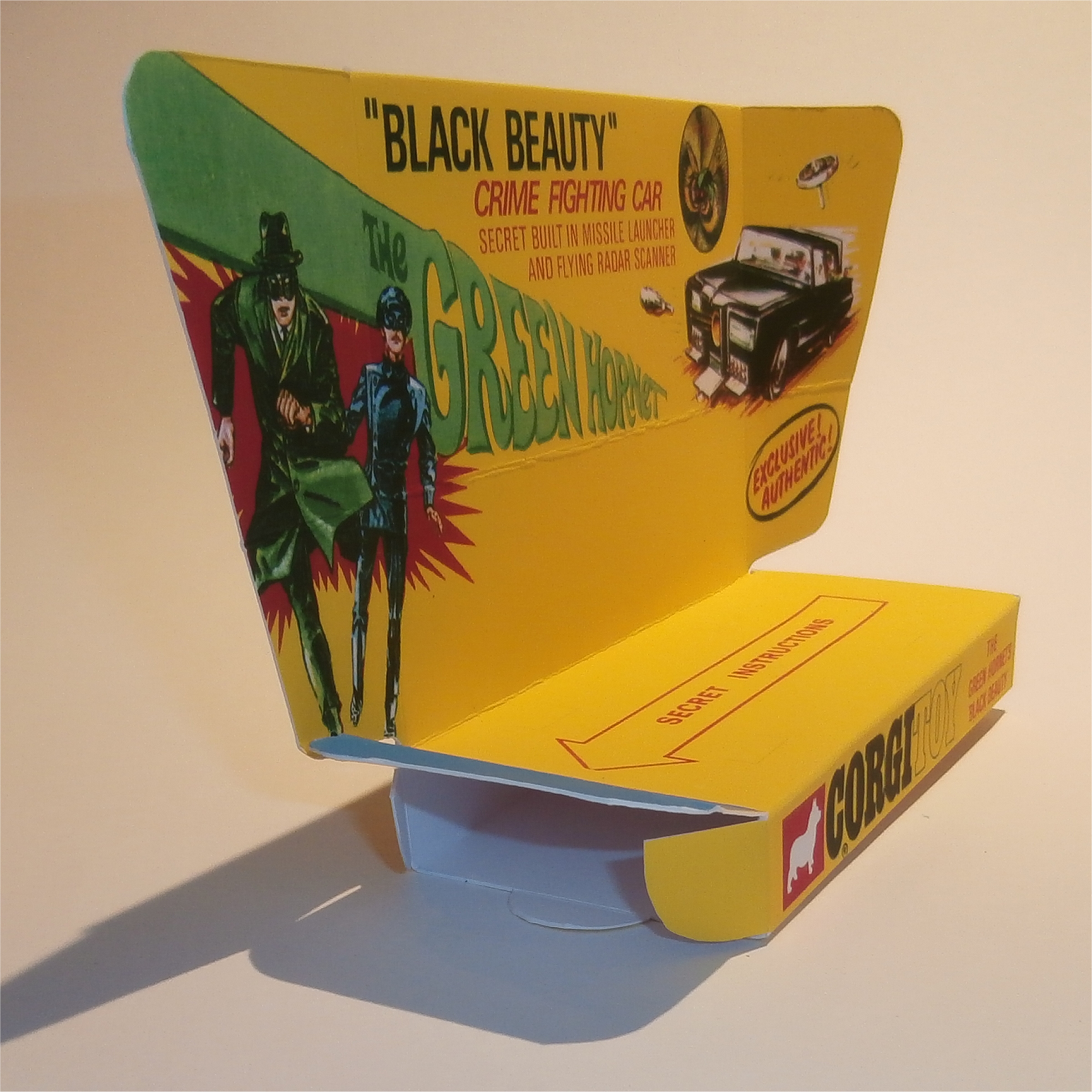 Corgi Toys 268 Green Hornet Black Beauty Repro Box Display Tray Only