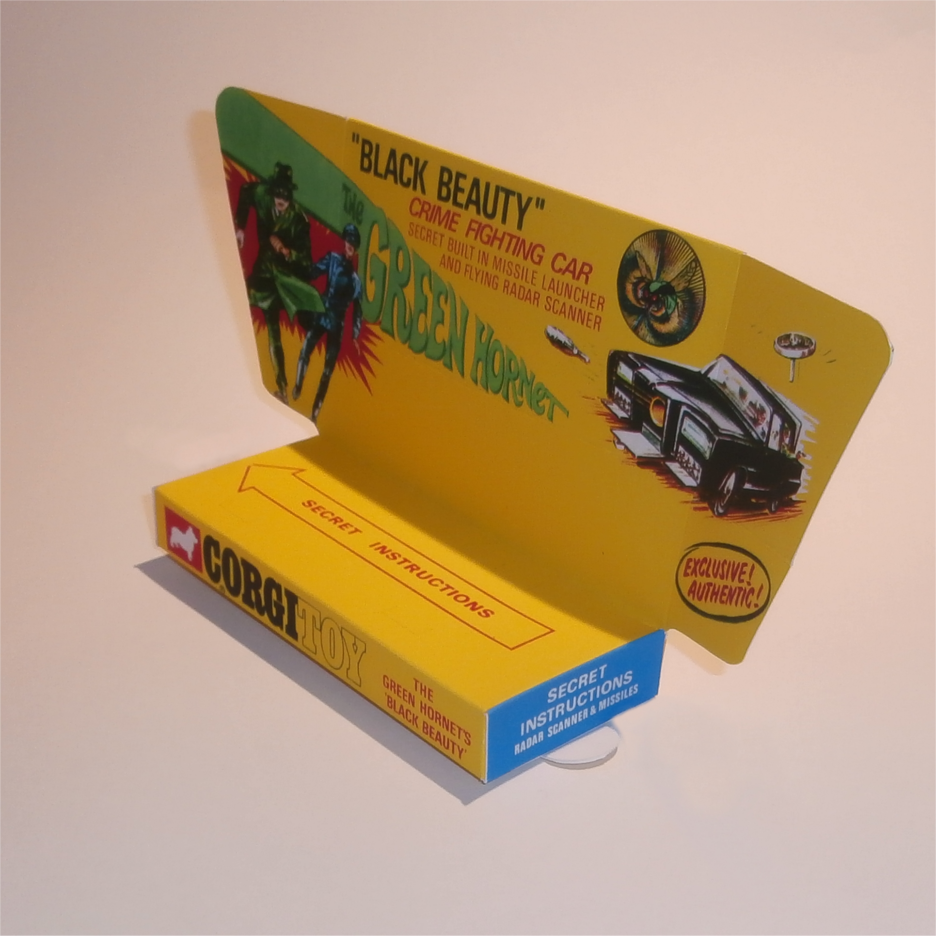 Corgi Toys 268 Green Hornet Black Beauty Repro Box Display Tray Only
