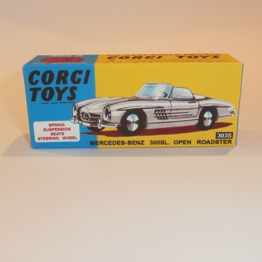 Corgi Toys 303 Mercedes Open Sports 300SL Repro Box