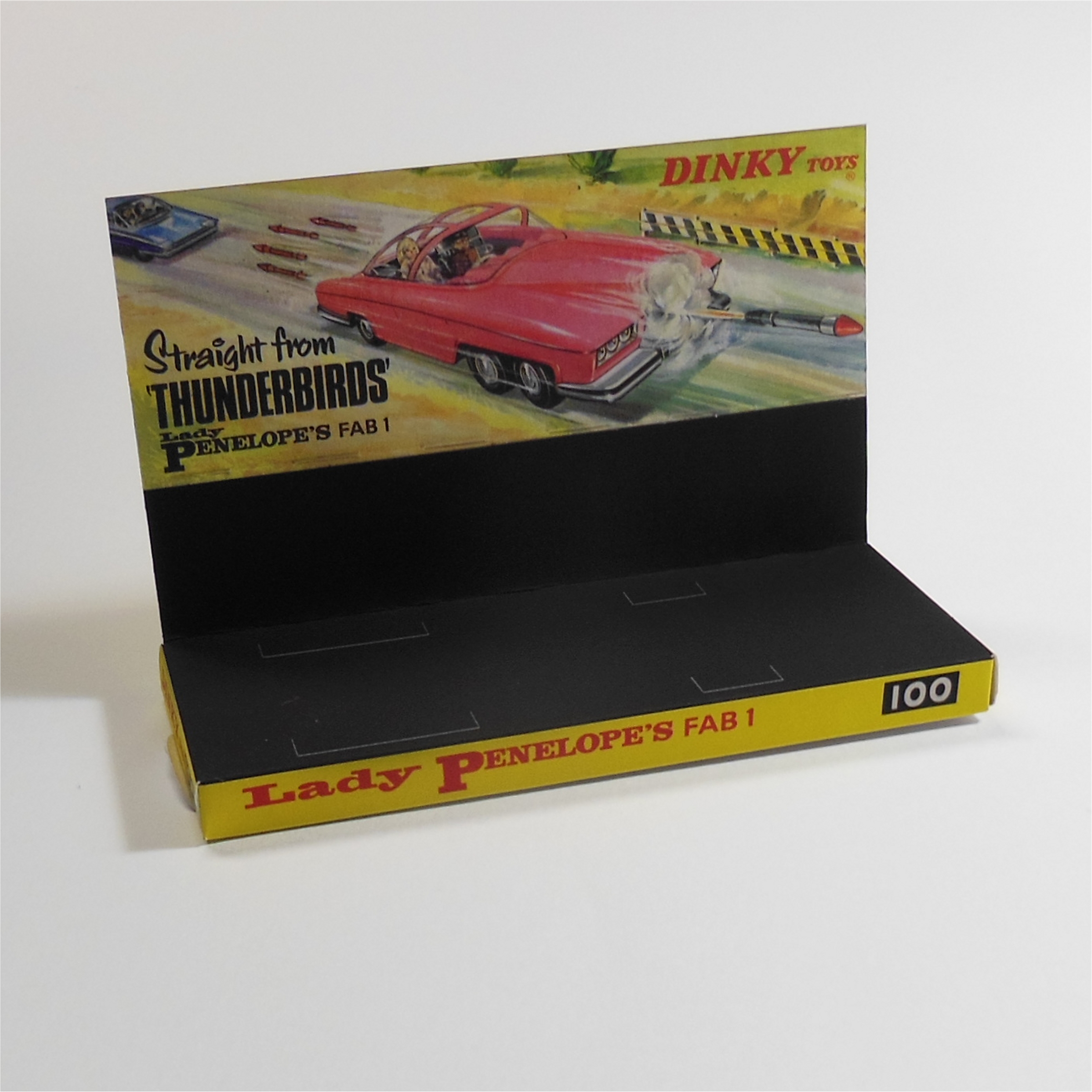 Dinky Toys 100 FAB1 Thunderbirds Lady Penelope Rolls Royce Repro Display Stand