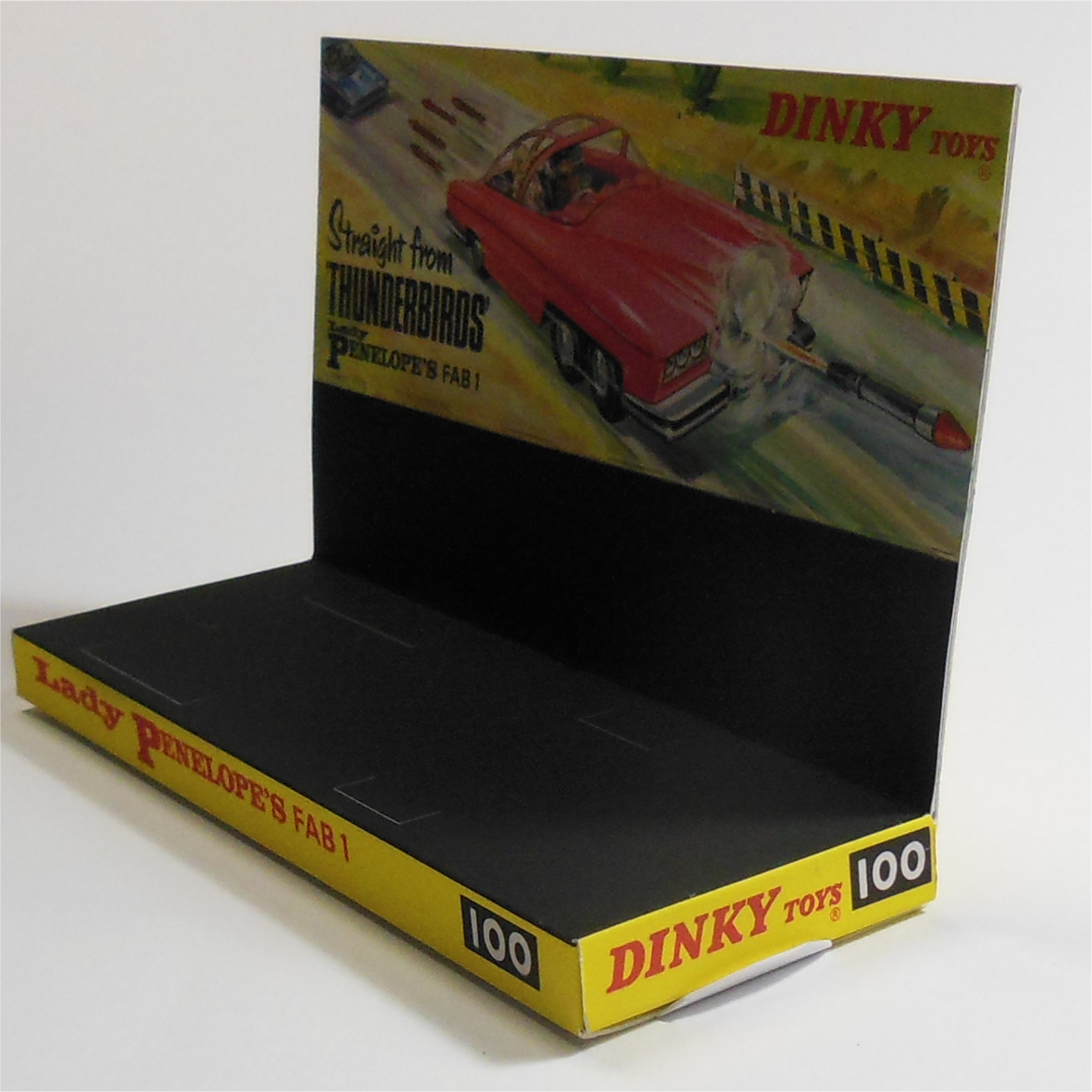 Dinky Toys 100 FAB1 Thunderbirds Lady Penelope Rolls Royce Repro Display Stand