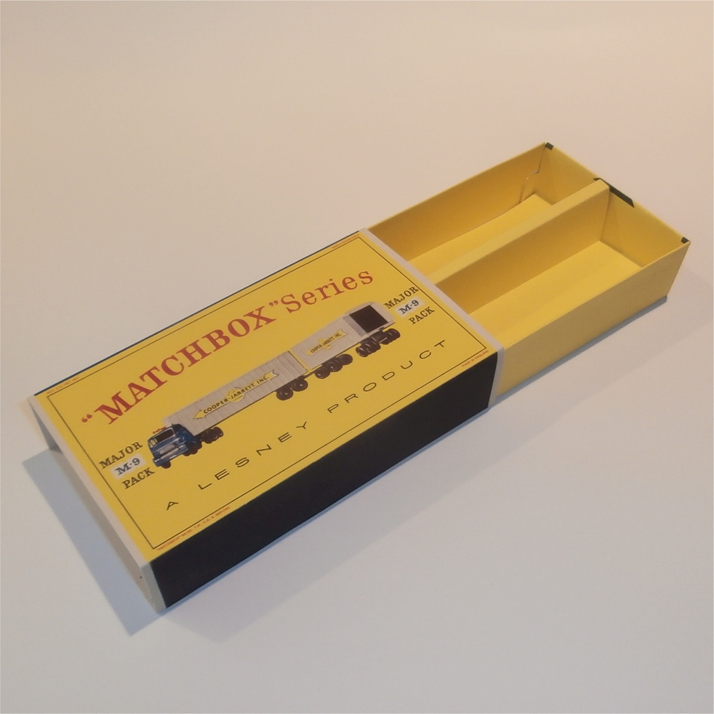 Matchbox Major Pack 9 a1 Interstate Double Freighter D Style Repro Box Set