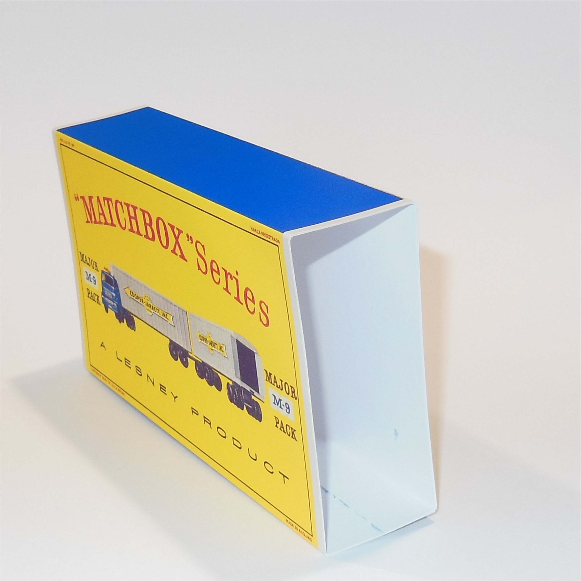 Matchbox Major Pack 9 a1 Interstate Double Freighter D Style Repro Outer Sleeve Only