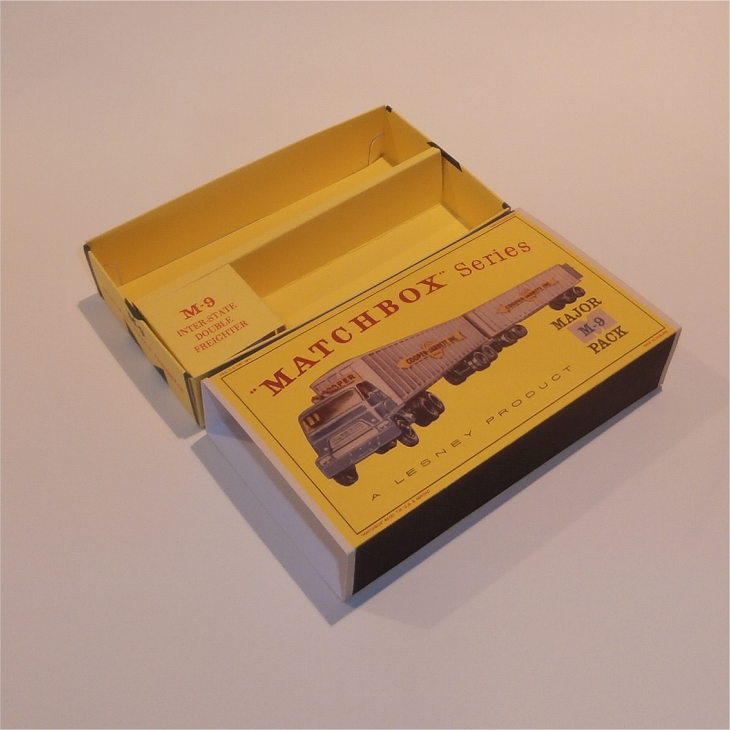 Matchbox Major Pack 9 a2 Interstate Double Freighter D Style Repro Box Set