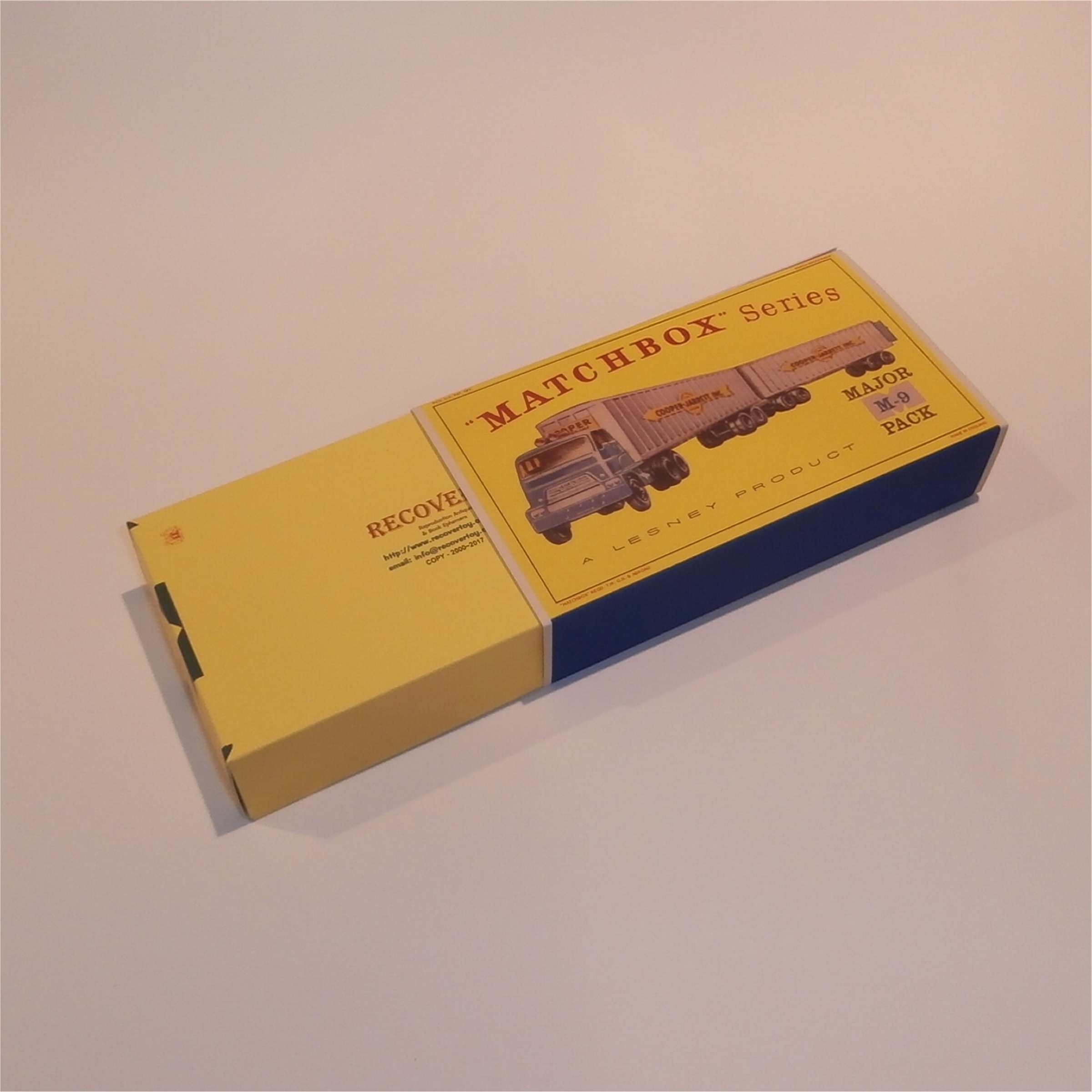 Matchbox Major Pack 9 a2 Interstate Double Freighter D Style Repro Box Set