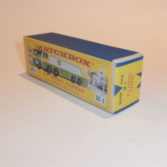 Matchbox Major Pack 1 b BP Petrol Tanker E Style Repro Box