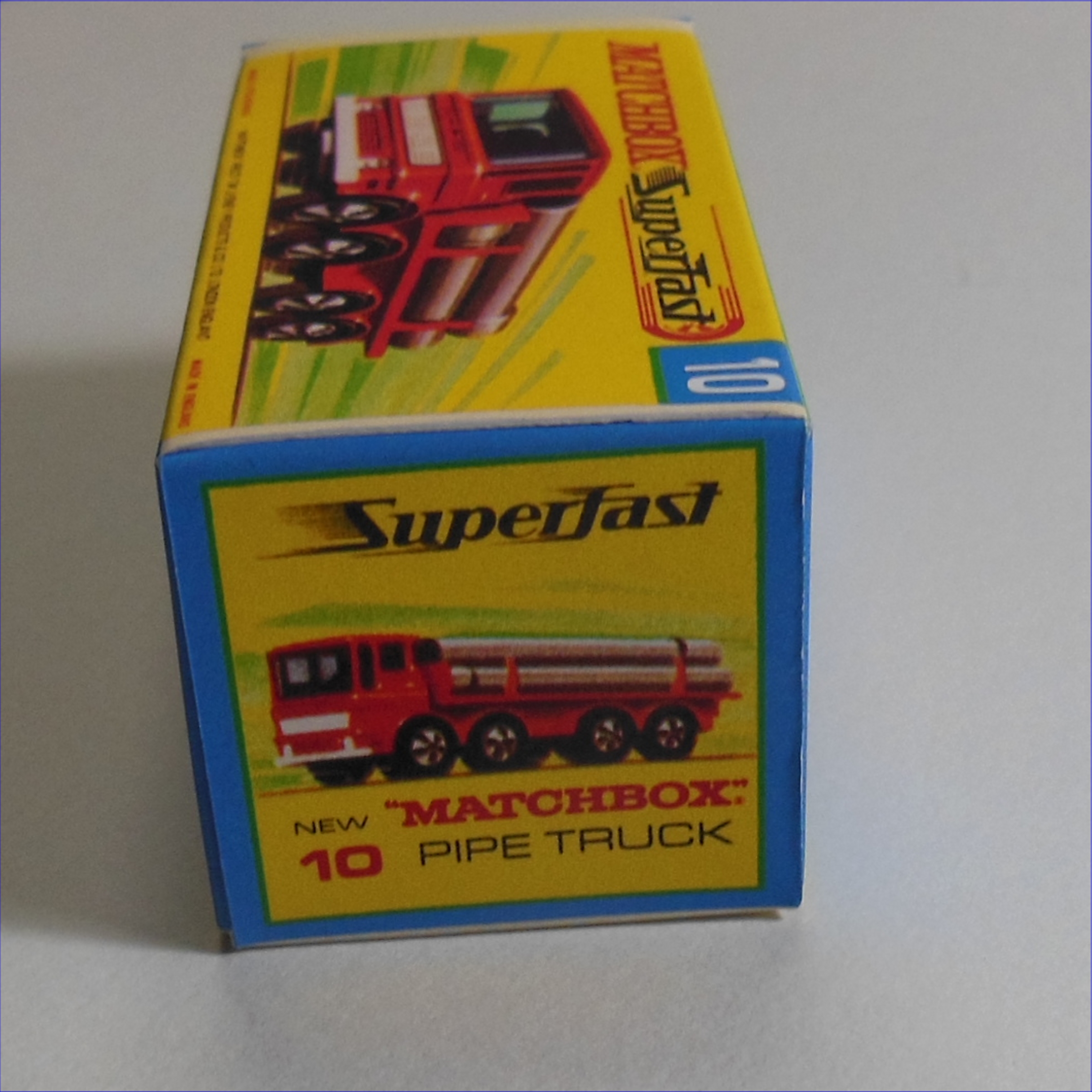 Matchbox Lesney 10e Leyland Pipe Truck G Style Repro Box
