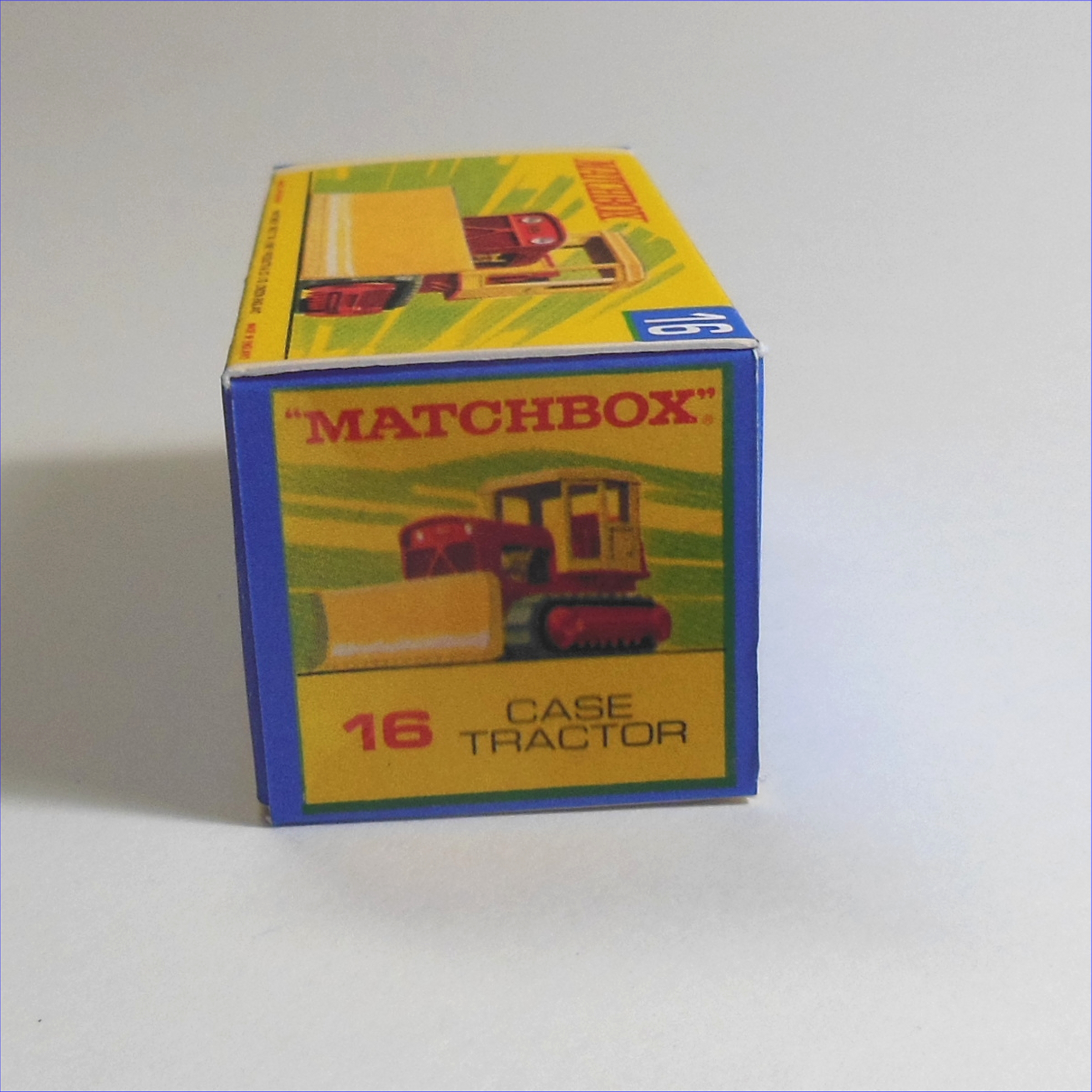 Matchbox Lesney Superfast 16d Case Grader Tractor G Style Repro Box