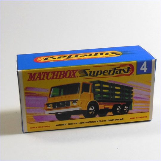 Matchbox Lesney 4e Dodge Stake Truck G Style Repro Box