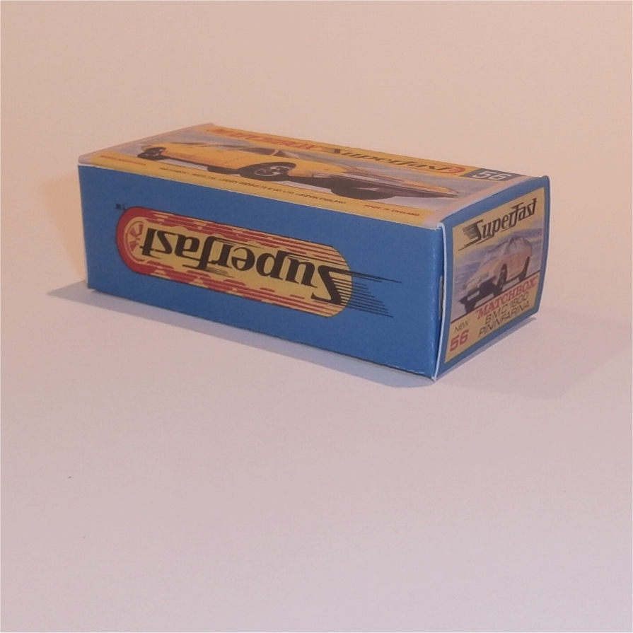 Matchbox Lesney Superfast 56 c BMC 1800 Pininfarina G Style Repro Box