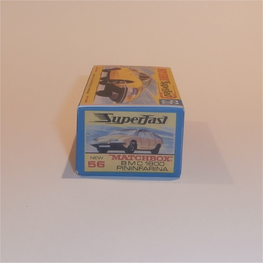 Matchbox Lesney Superfast 56 c BMC 1800 Pininfarina G Style Repro Box