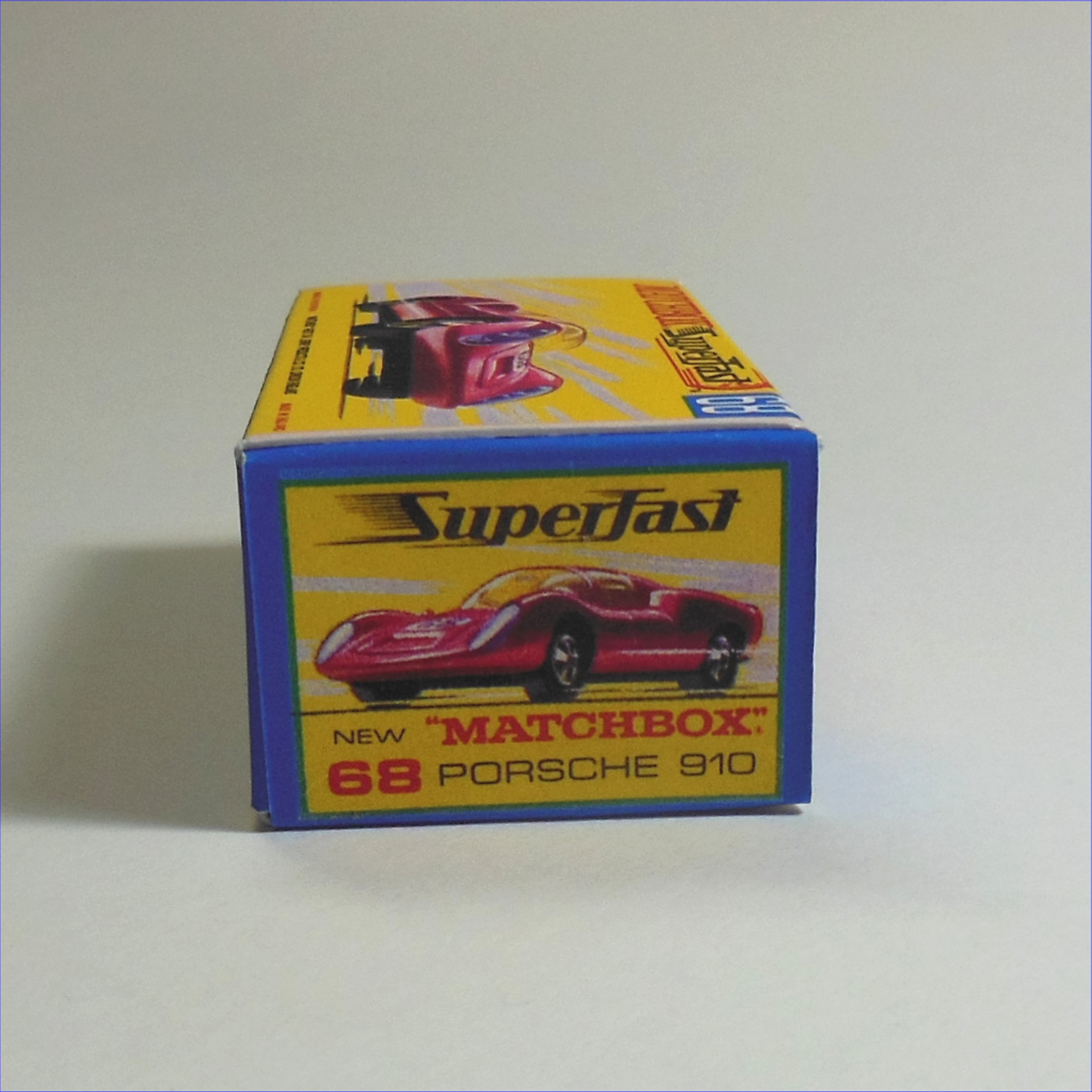 Matchbox Lesney Superfast 68c Porsche 910 G Style Repro Box