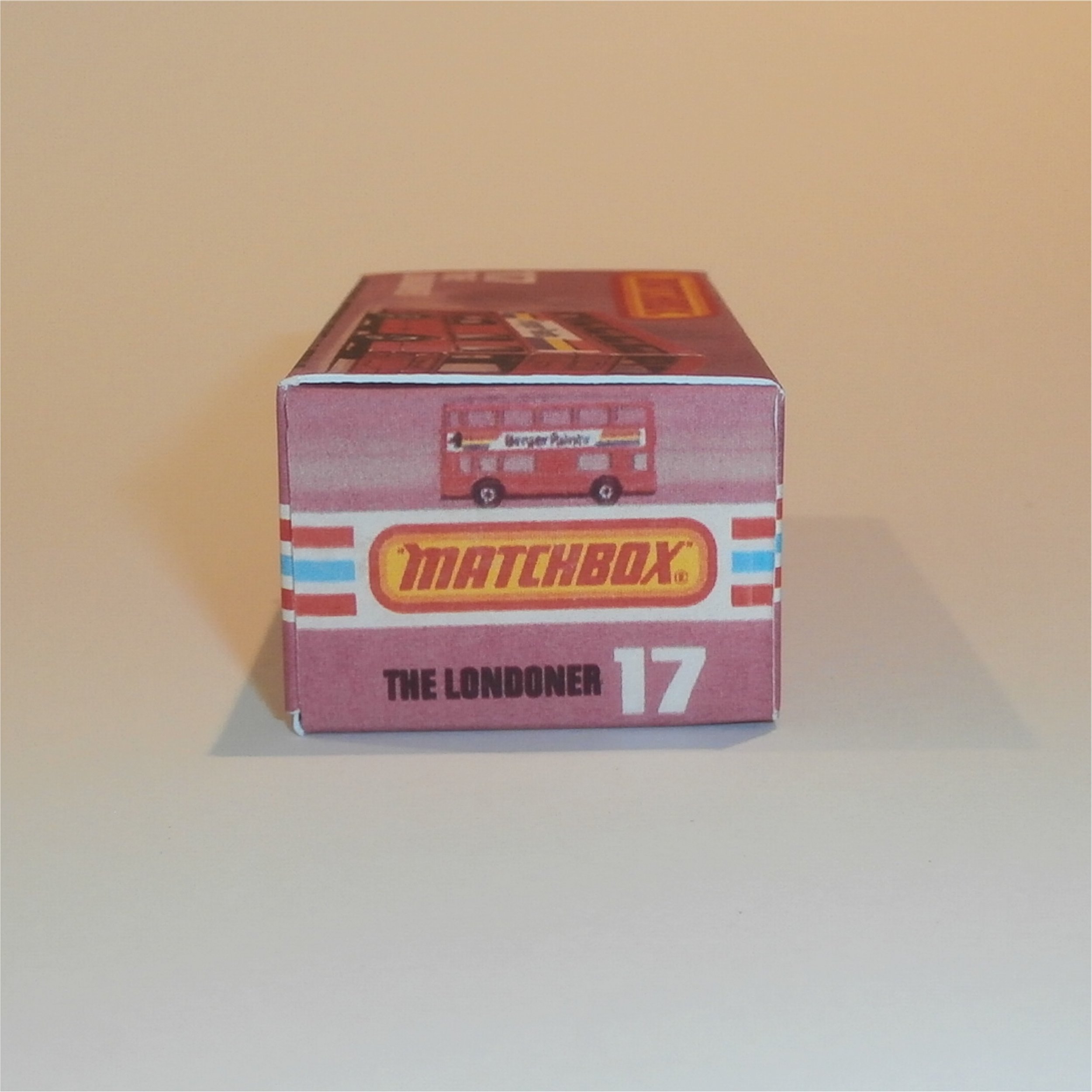 Matchbox Lesney Superfast 17 g The Londoner Bus K Style Repro Box