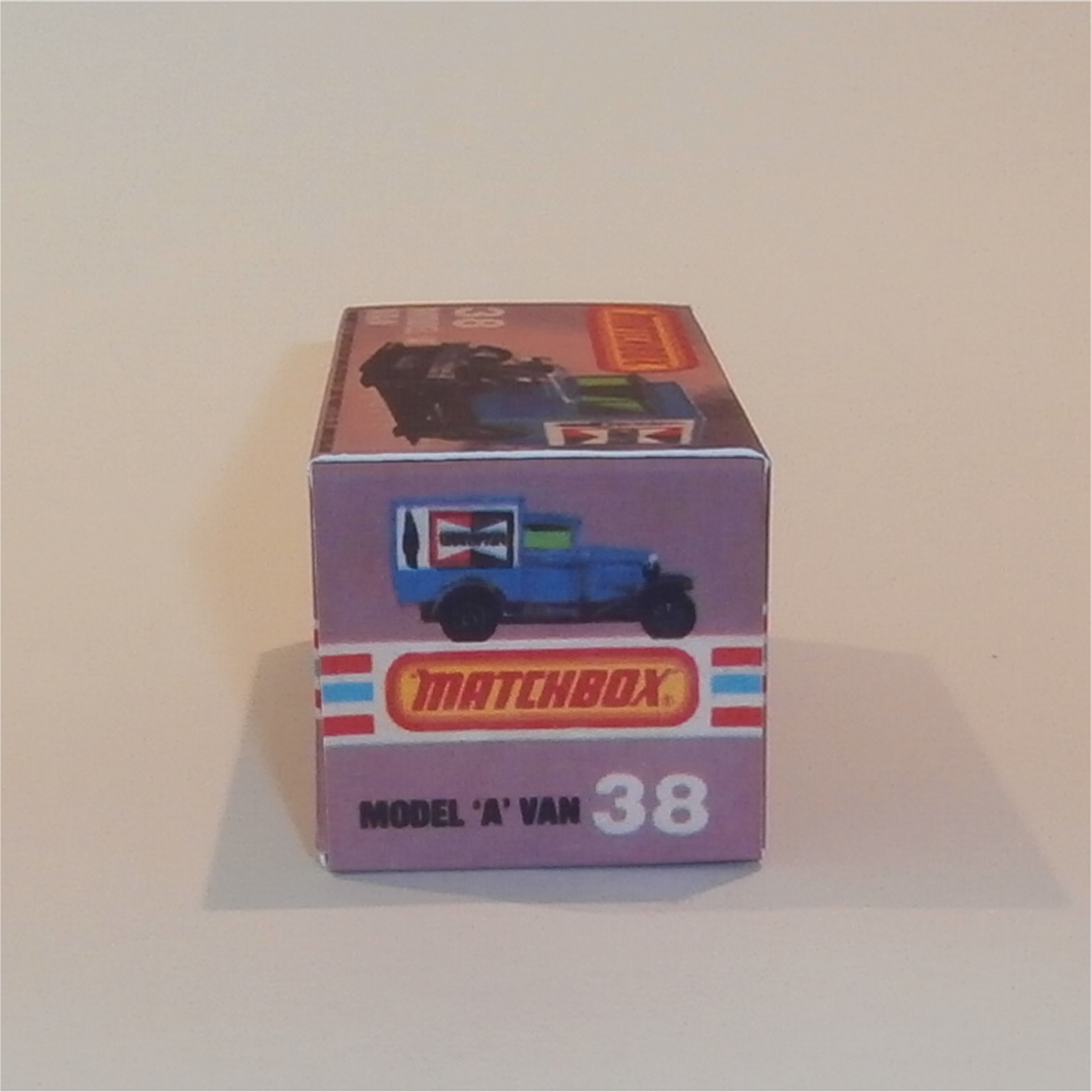 Matchbox Lesney Superfast 38 h Ford Model A Truck 'Champion' K Style Repro Box