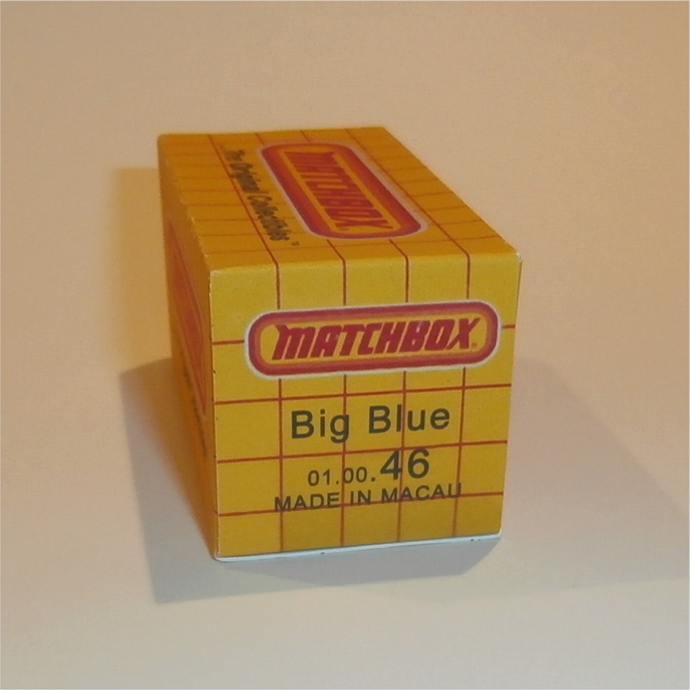 Matchbox Superfast 46 h Big Blue VW Volkswagen Funny Car Empty Repro M Style Box
