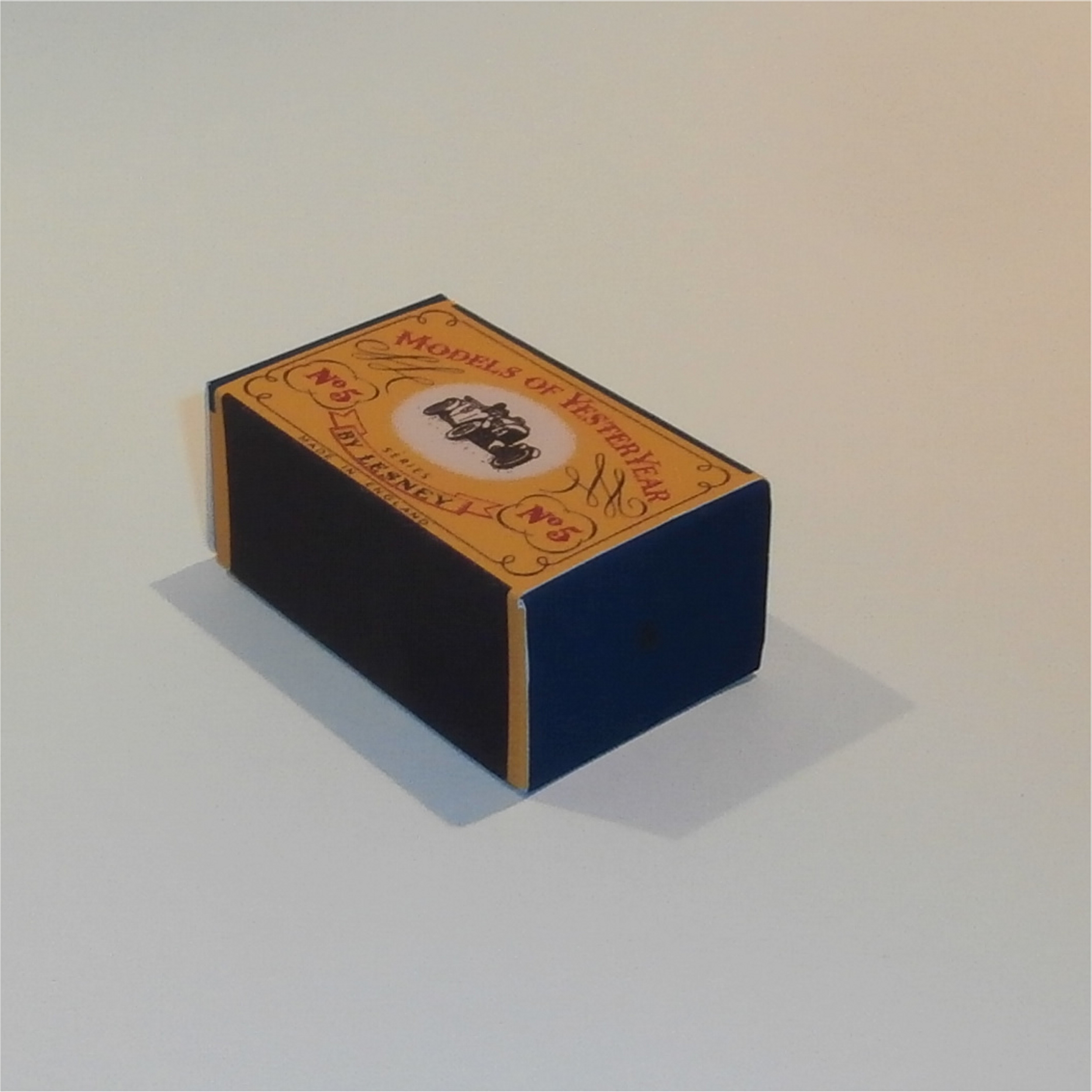 Matchbox Lesney Yesteryear 5 a Le Mans Bentley A Style Repro Box