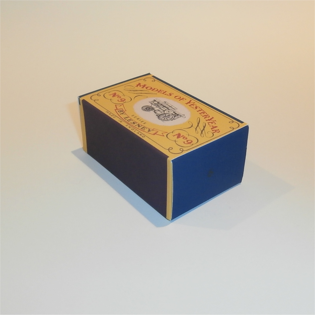 Matchbox Lesney Yesteryear 9 a Fowler Showman Engine A Style Repro Box