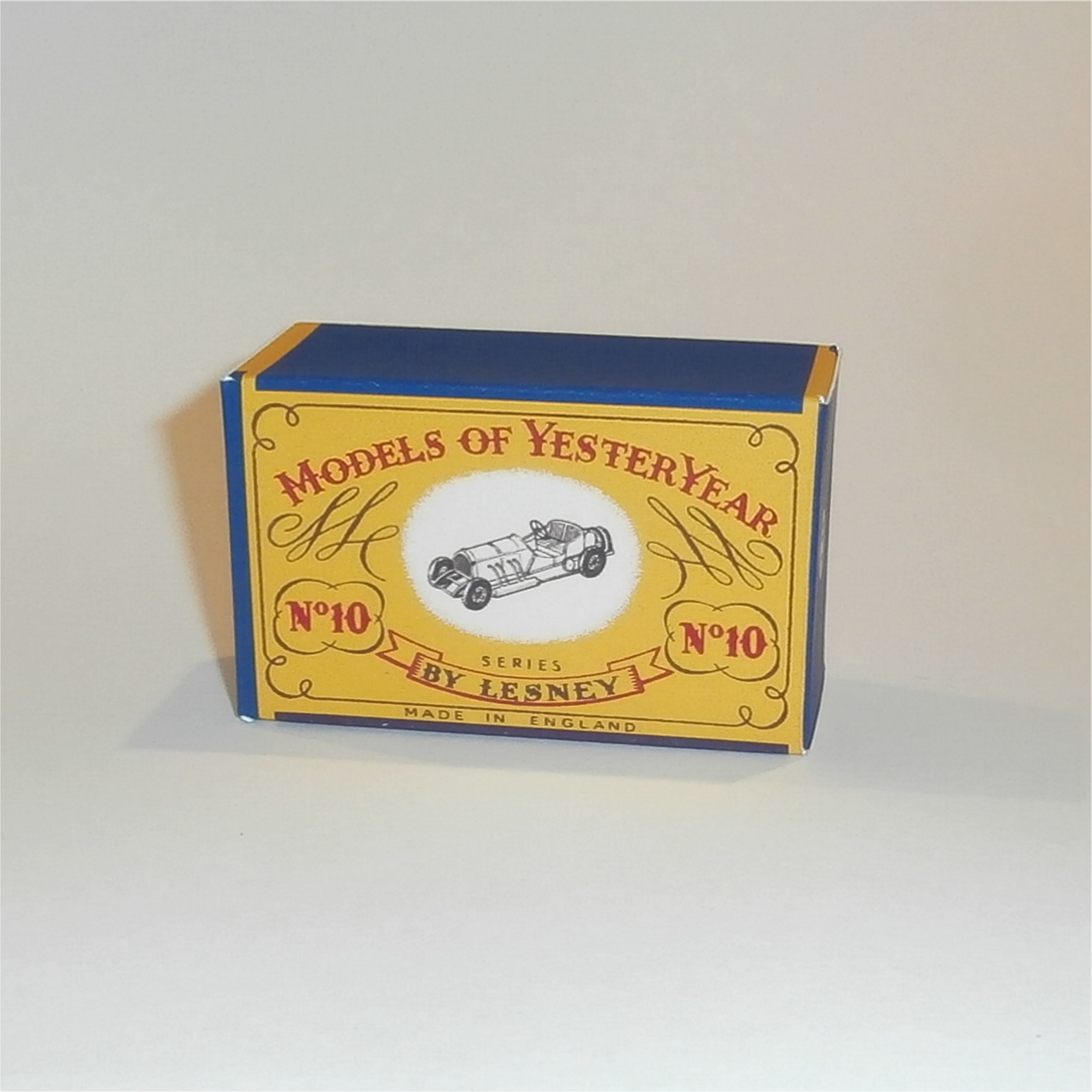 Matchbox Lesney Yesteryear 10 a Mercedes Benz 1908 B Style Repro Box