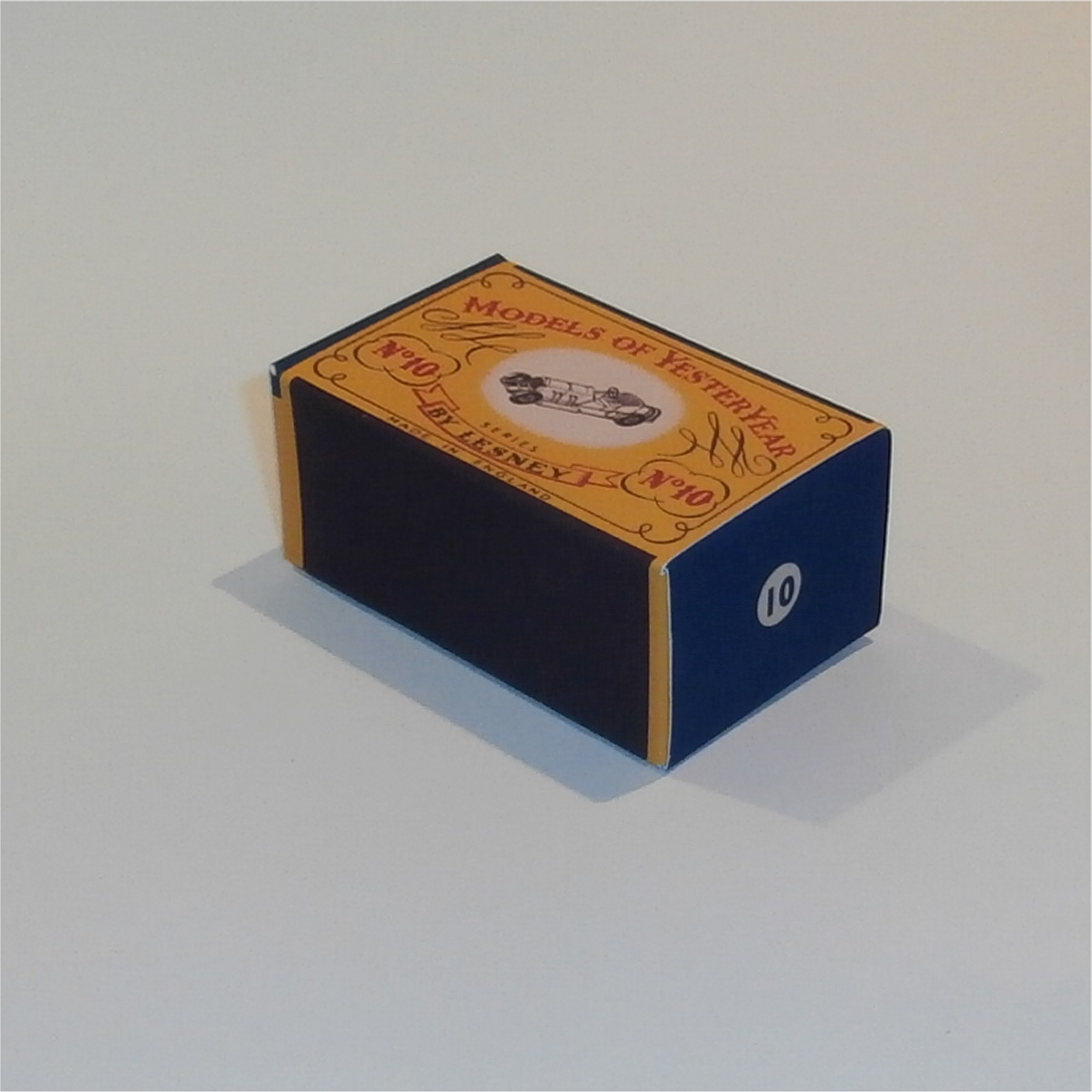 Matchbox Lesney Yesteryear 10 a Mercedes Benz 1908 B Style Repro Box