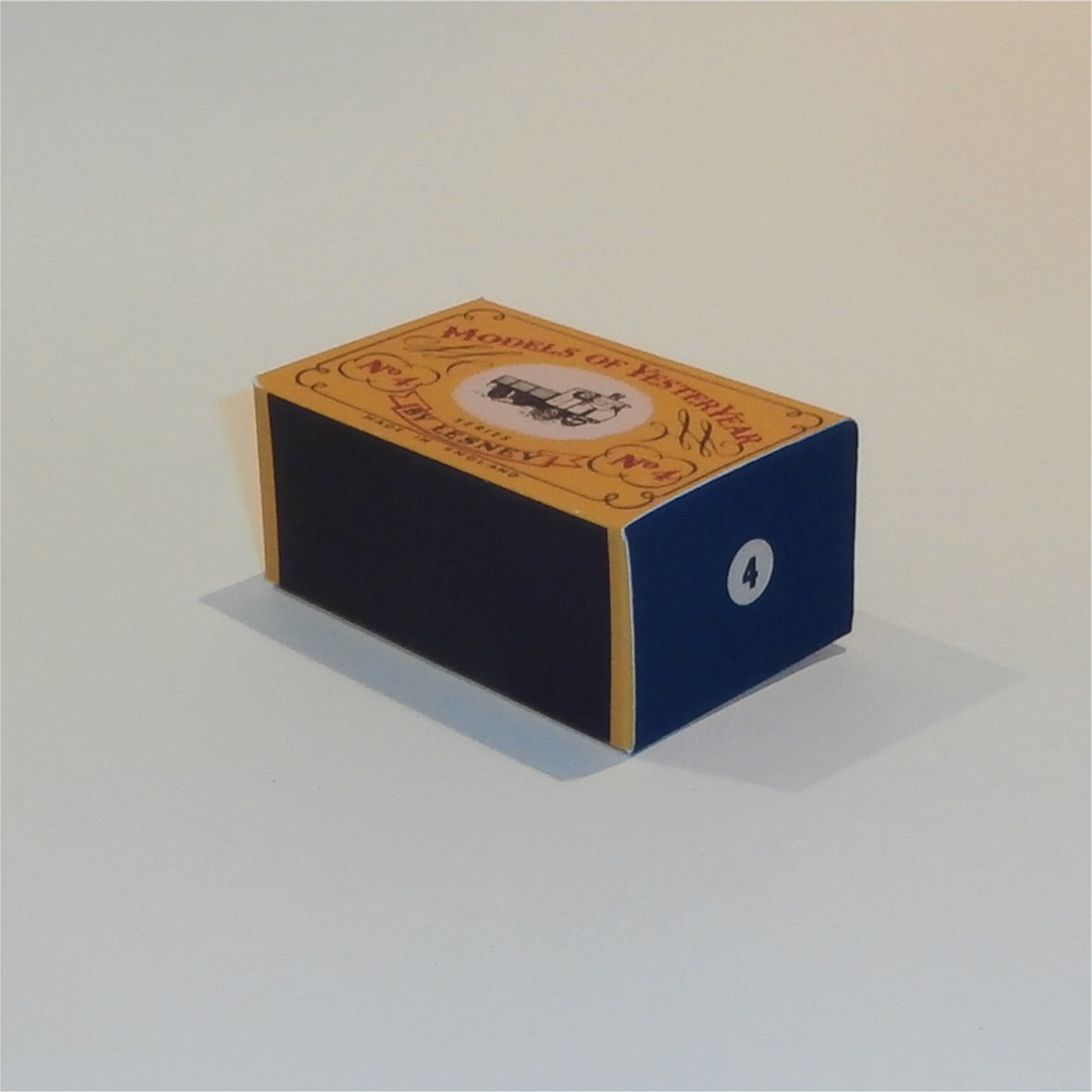 Matchbox Lesney Yesteryear 4a Sentinel Steam Waggon B Style Repro Box