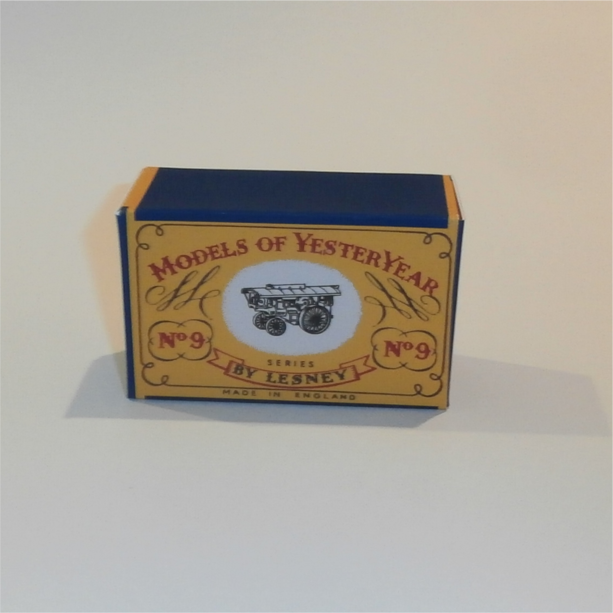 Matchbox Lesney Yesteryear 9 a2 Fowler Showman Engine B Style Repro Box