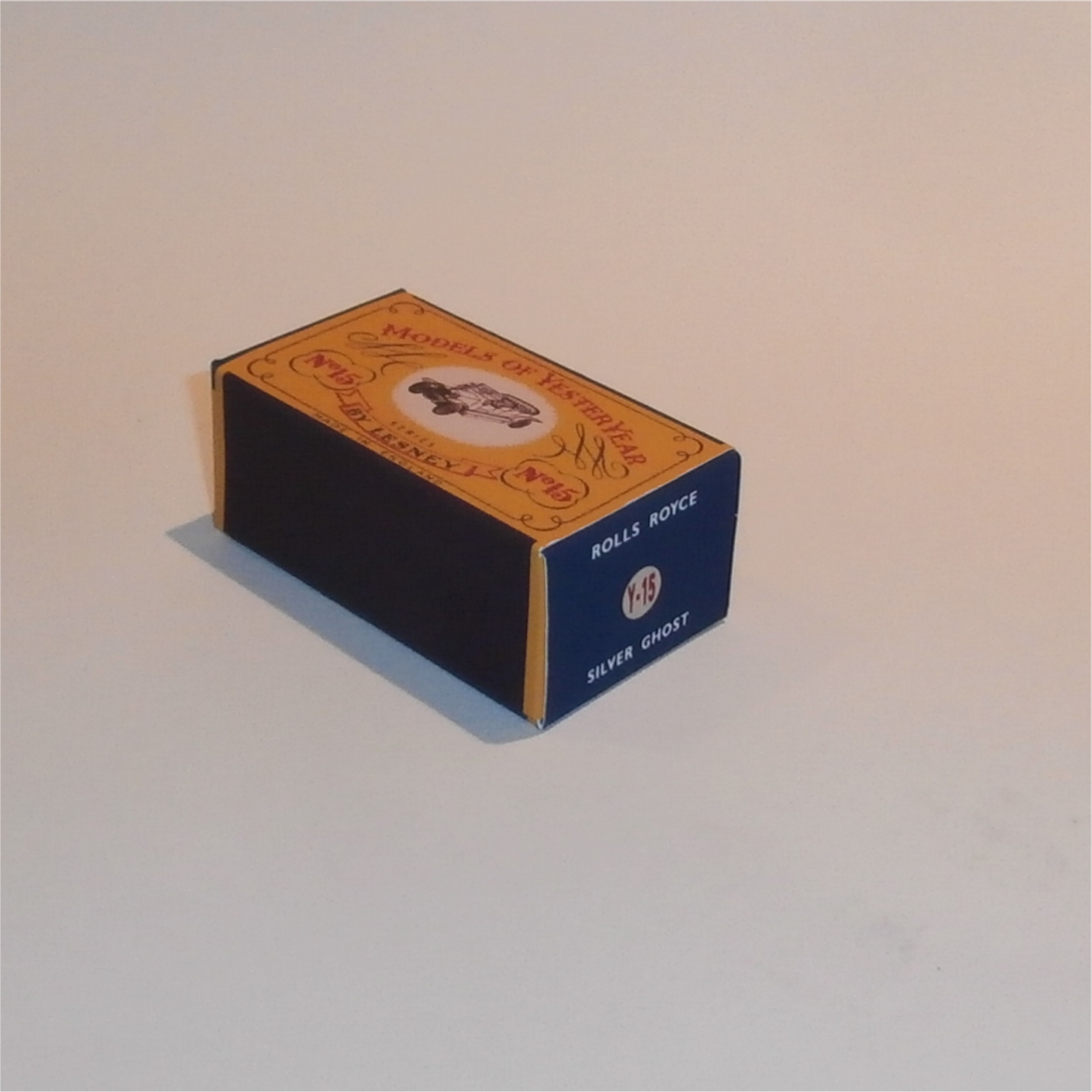 Matchbox Lesney Yesteryear 15 a Rolls Royce Silver Ghost C Style Repro Box