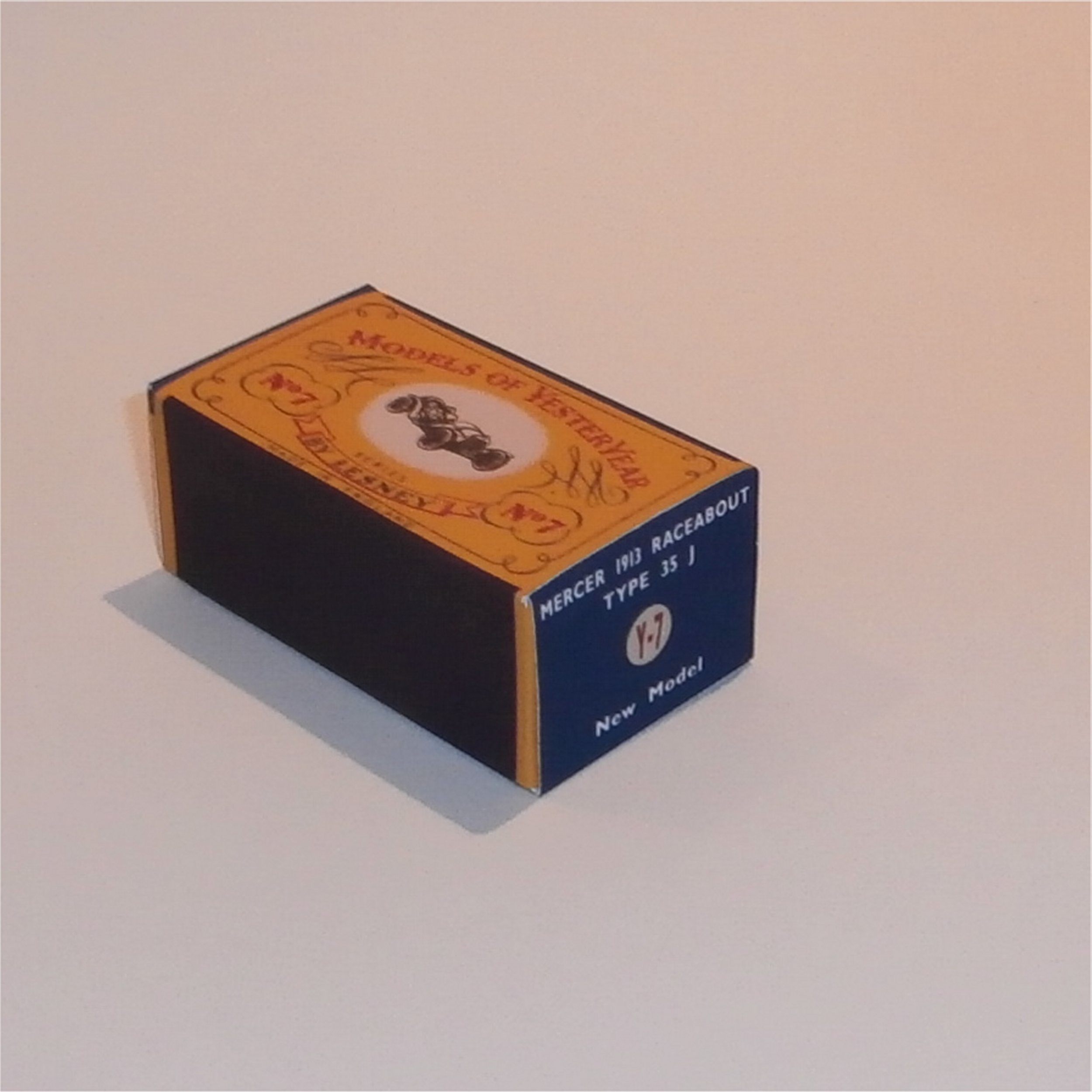 Matchbox Lesney Yesteryear 7 b 1913 Mercer Raceabout C Style Repro Box