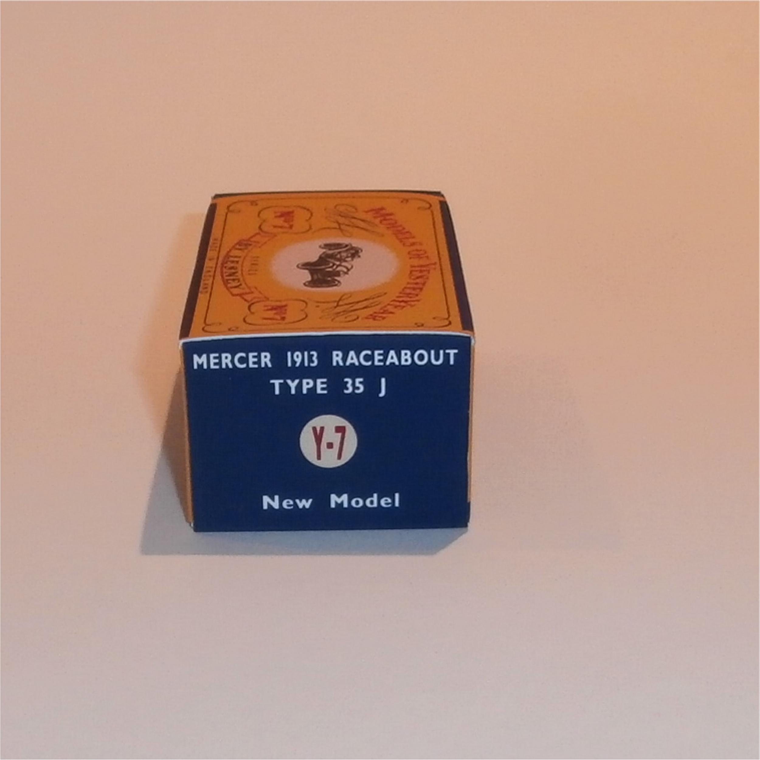Matchbox Lesney Yesteryear 7 b 1913 Mercer Raceabout C Style Repro Box