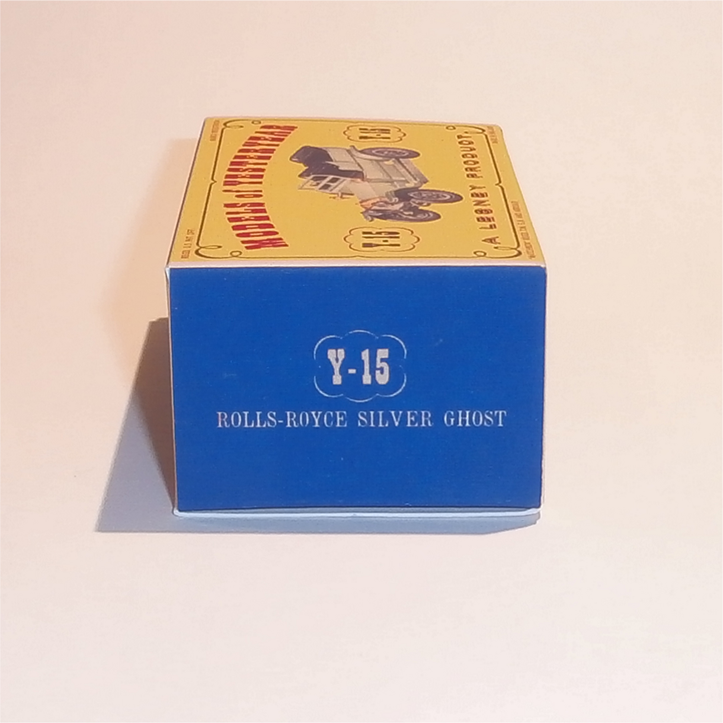 Matchbox Lesney Yesteryear 15 a Rolls Royce Silver Ghost Empty Repo D1 Style Repro Box