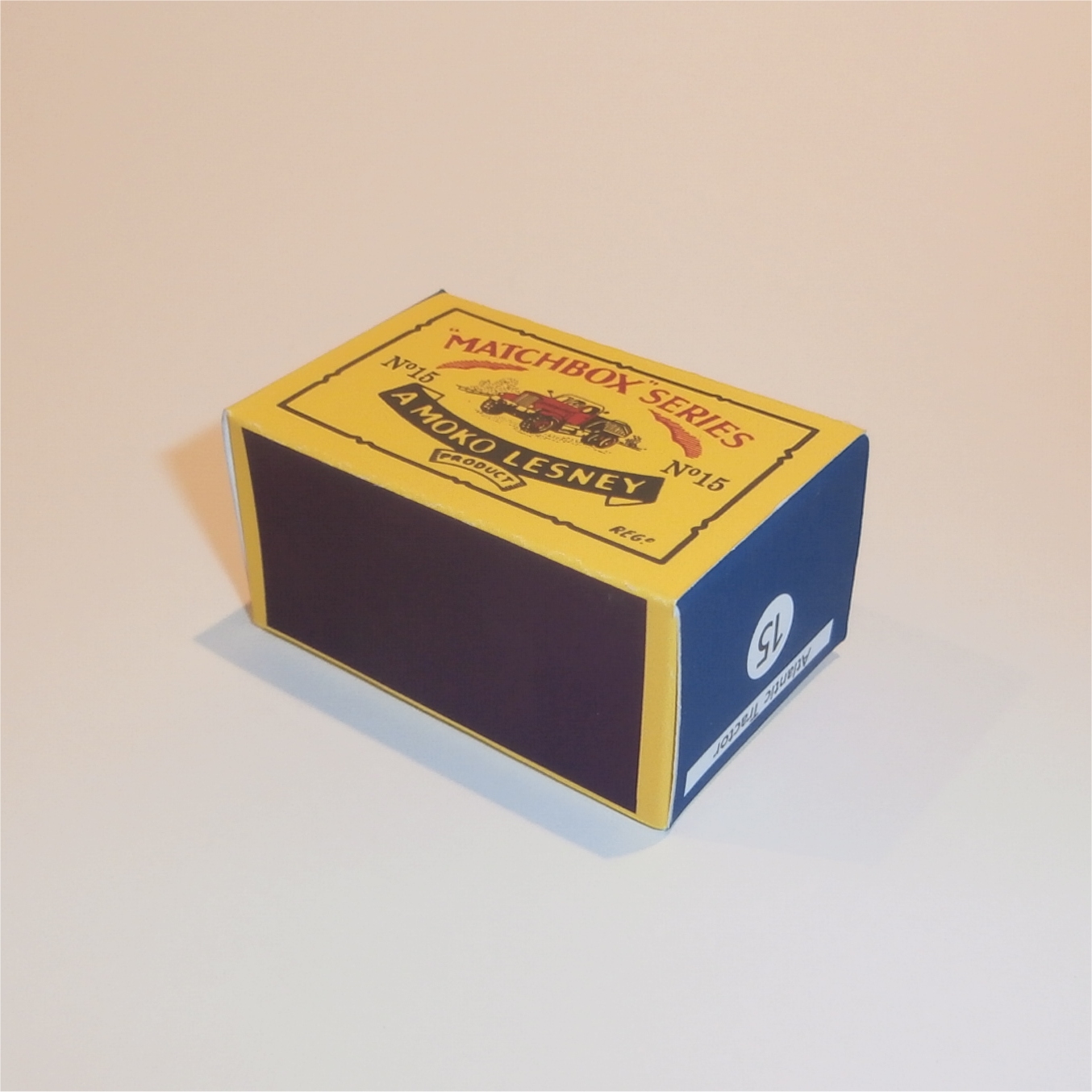 Matchbox Lesney 15b Atlantic Tractor B Style Repro Box
