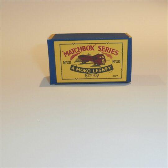 Matchbox Lesney 20a ERF Stake Truck B Style Repro Box