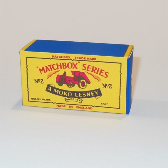 Matchbox Lesney 2b Dumper B Style Repro Box