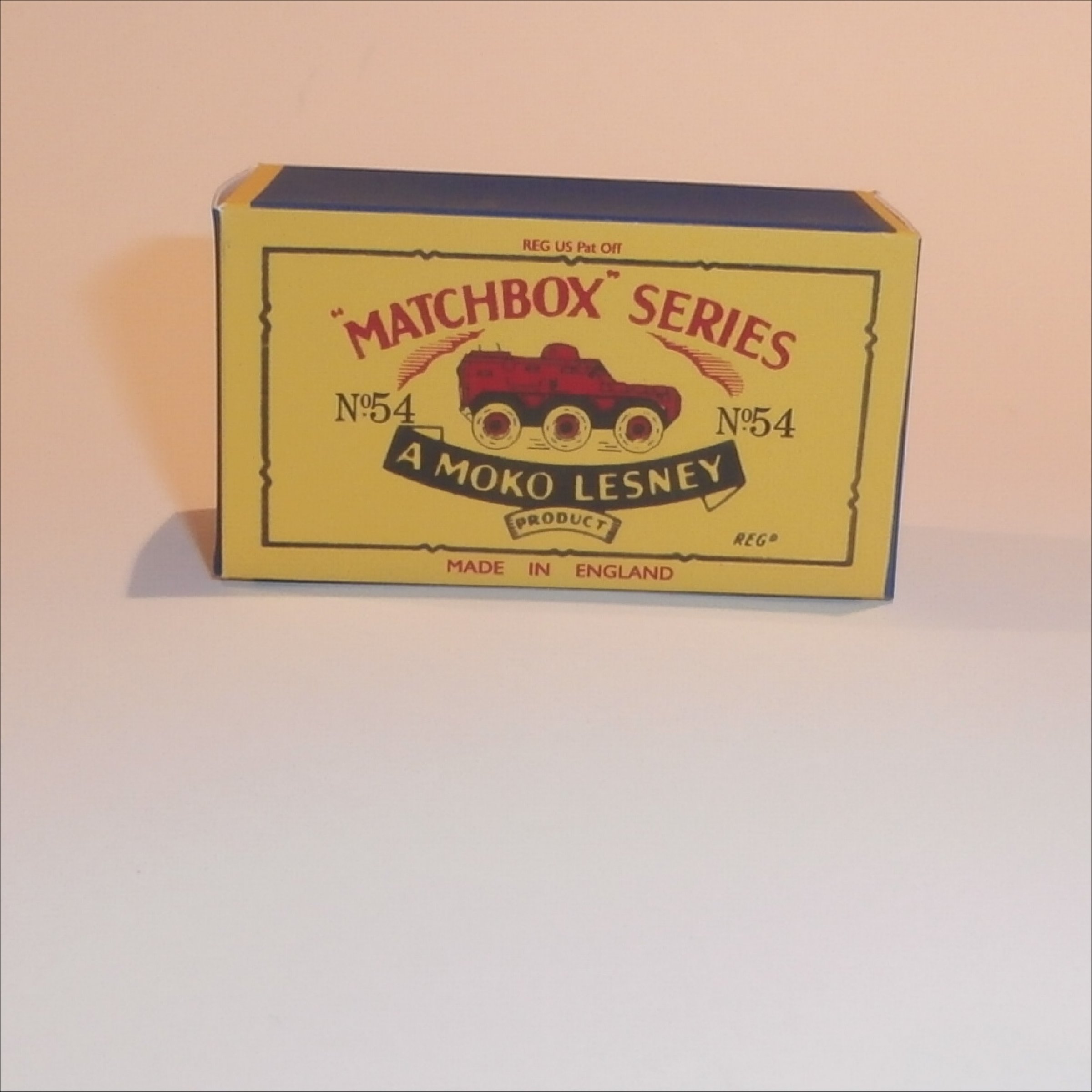 Matchbox Lesney 54a Saracen Personnel Carrier B Style Repro Box