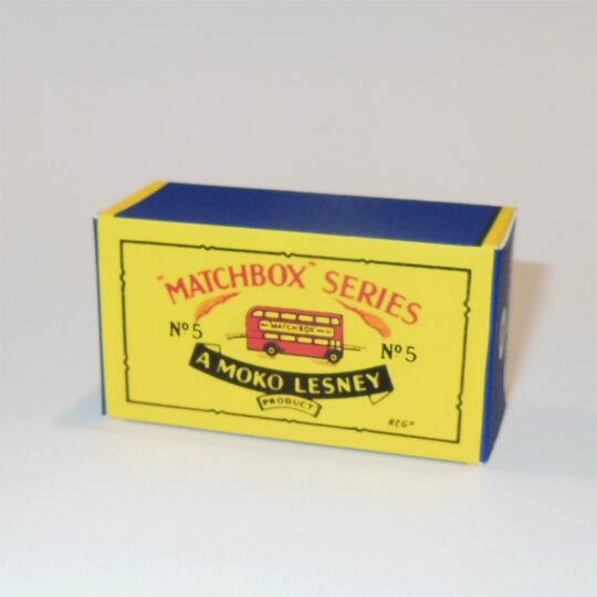Matchbox Lesney 5b3 London Bus 'Buy Matchbox Series' B Style Repro Box