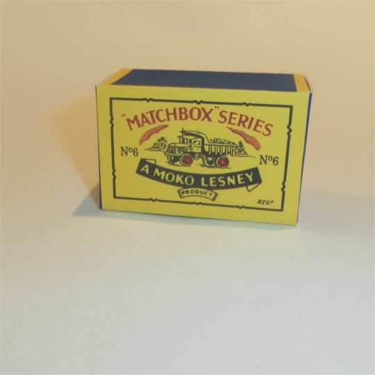 Matchbox Lesney 6a Quarry Truck B Style Repro Box