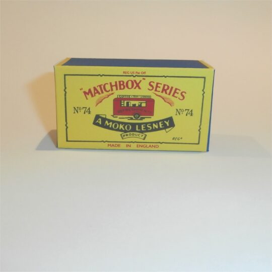 Matchbox Lesney 74a Mobile Canteen B Style Repro Box