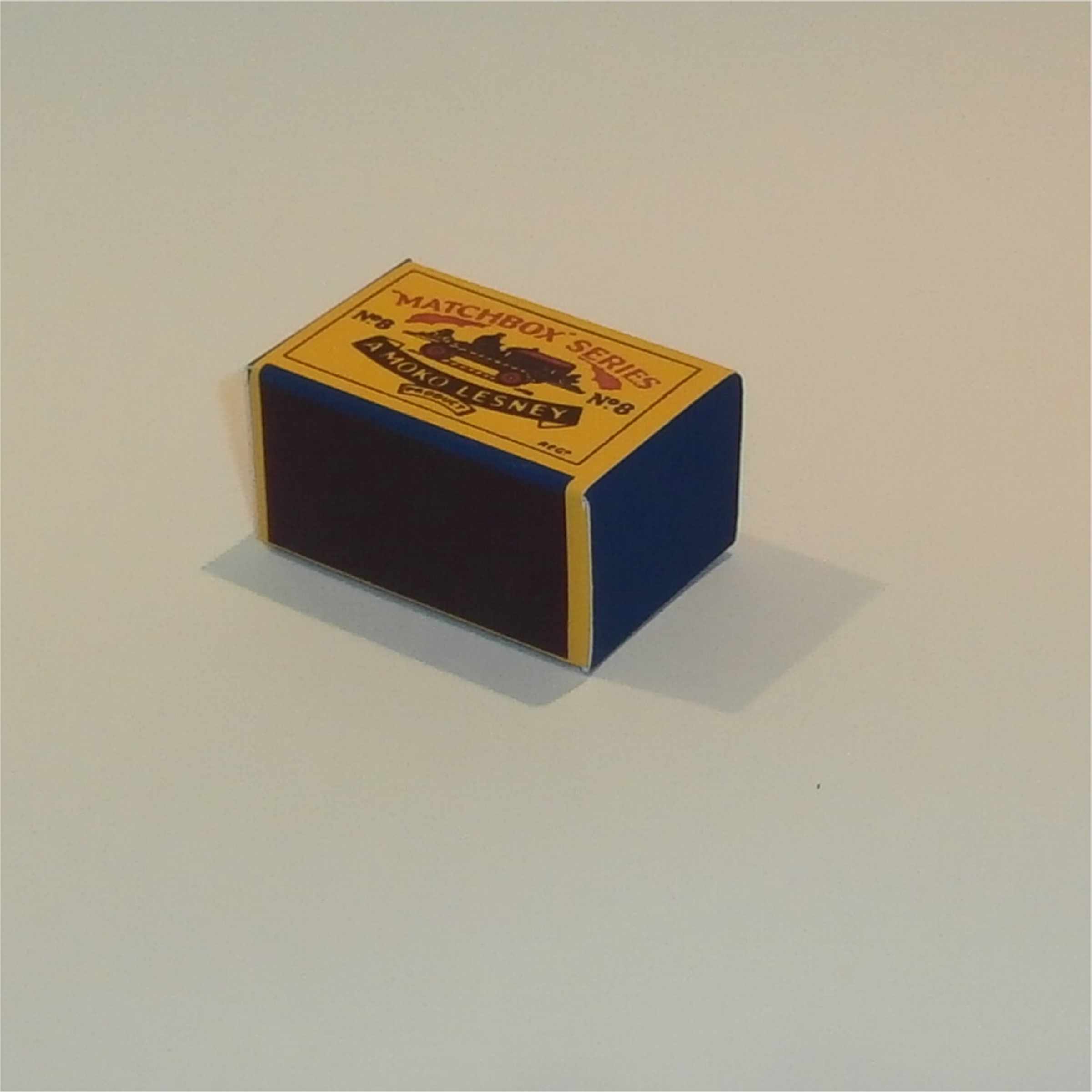 Matchbox Lesney 8a2 Caterpillar Tractor B Style Repro Box