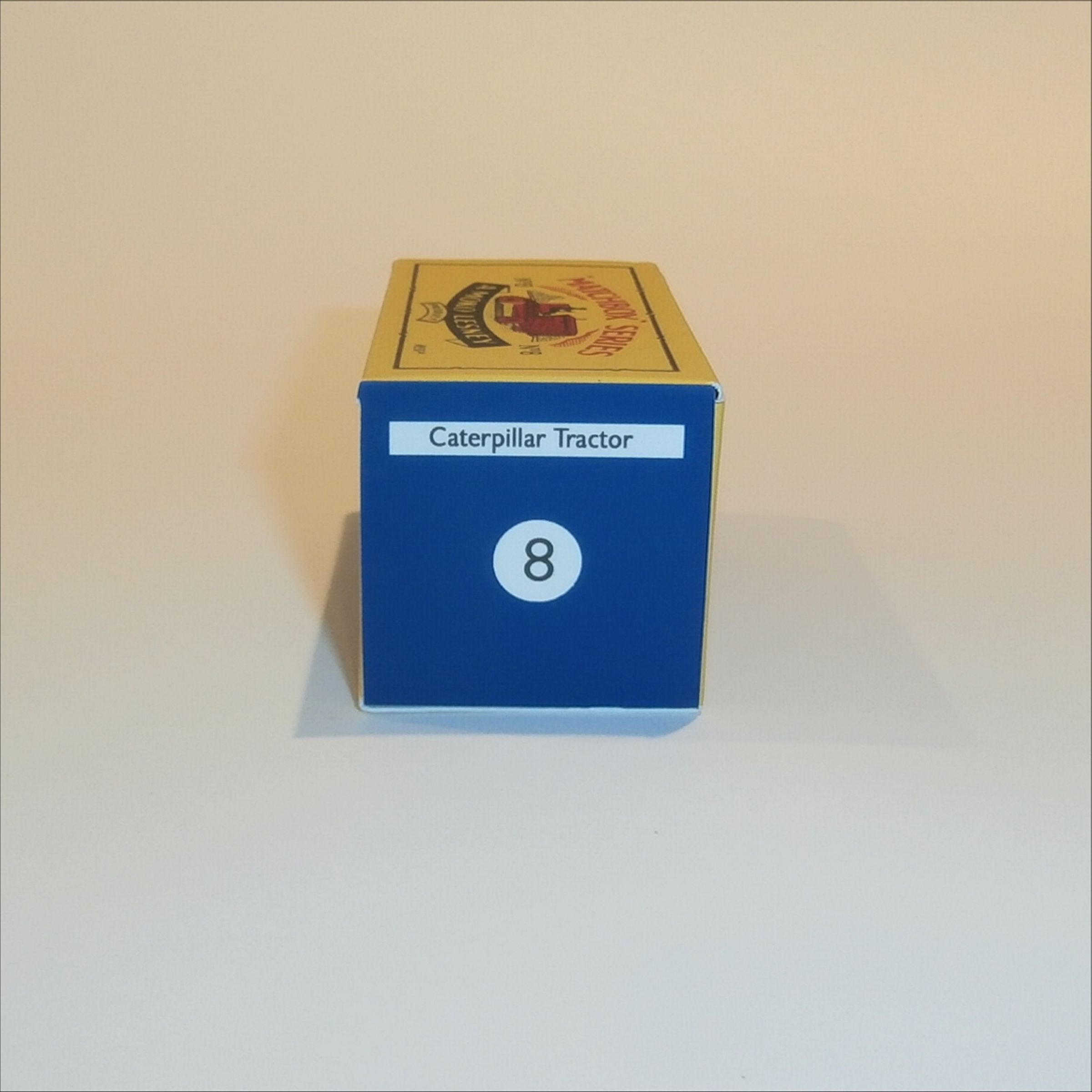 Matchbox Lesney 8b Caterpillar Tractor B Style Repro Box