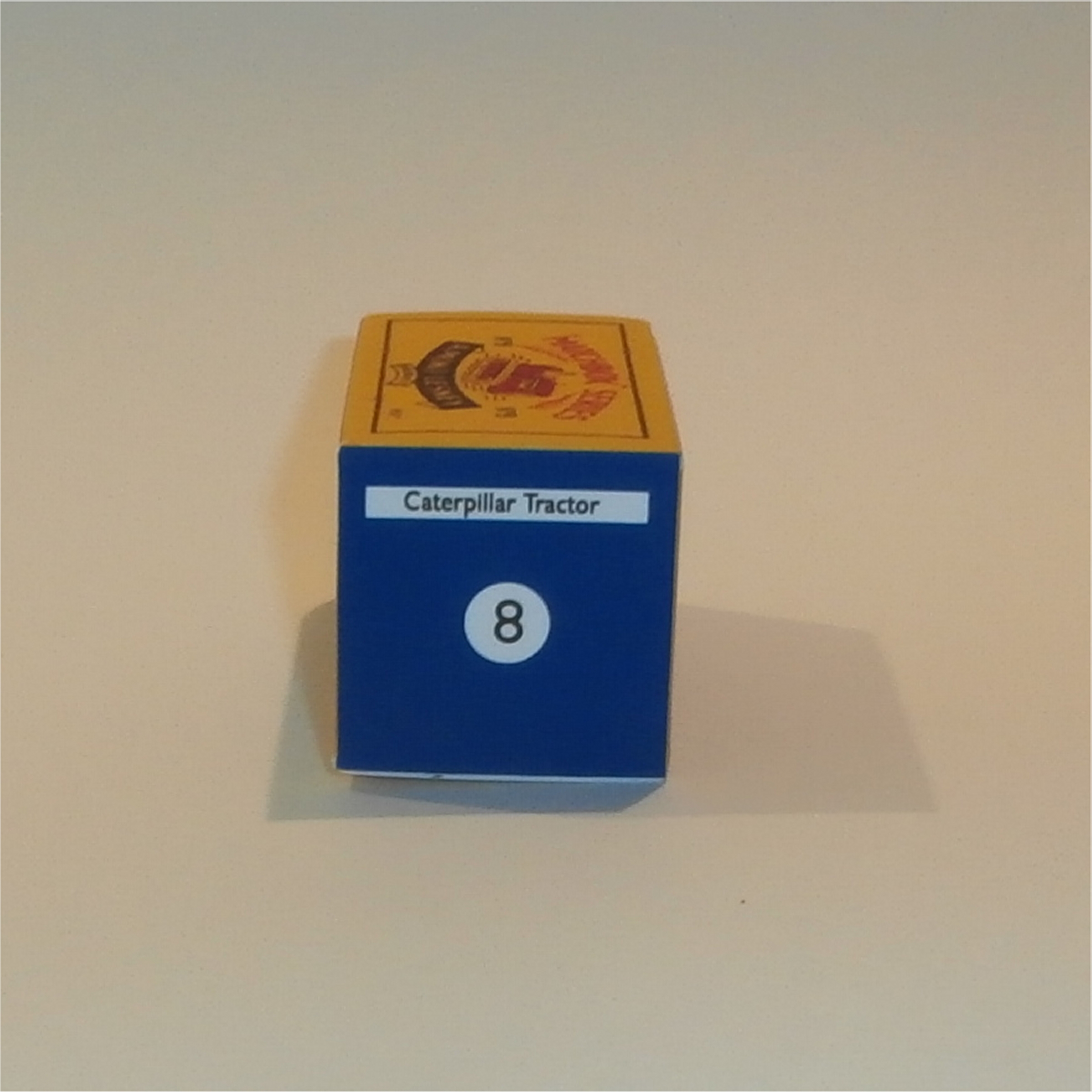 Matchbox Lesney 8c Caterpillar Tractor B Style Repro Box