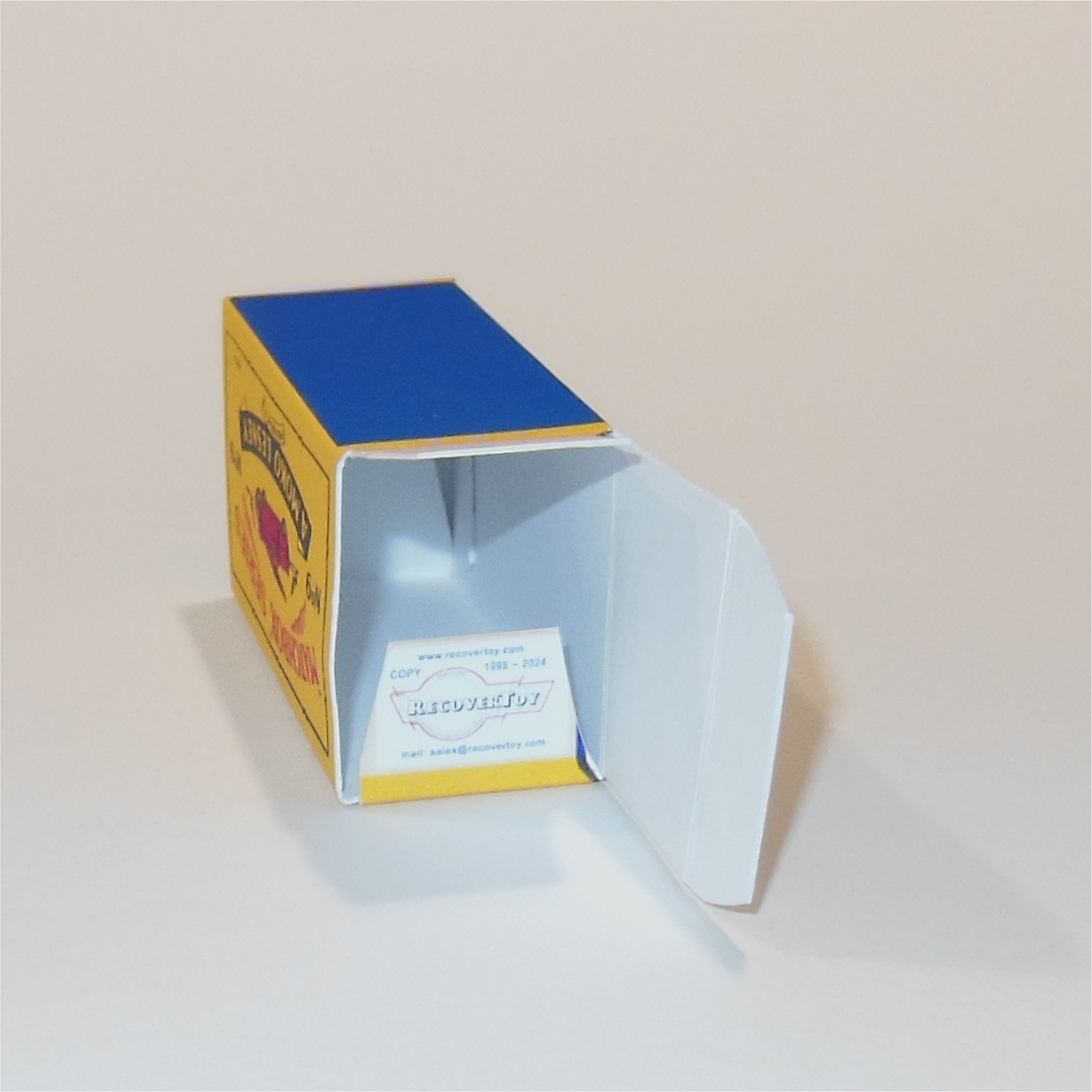 Matchbox Lesney 9 b Dennis Fire Escape B Style Repro Box - Image 4