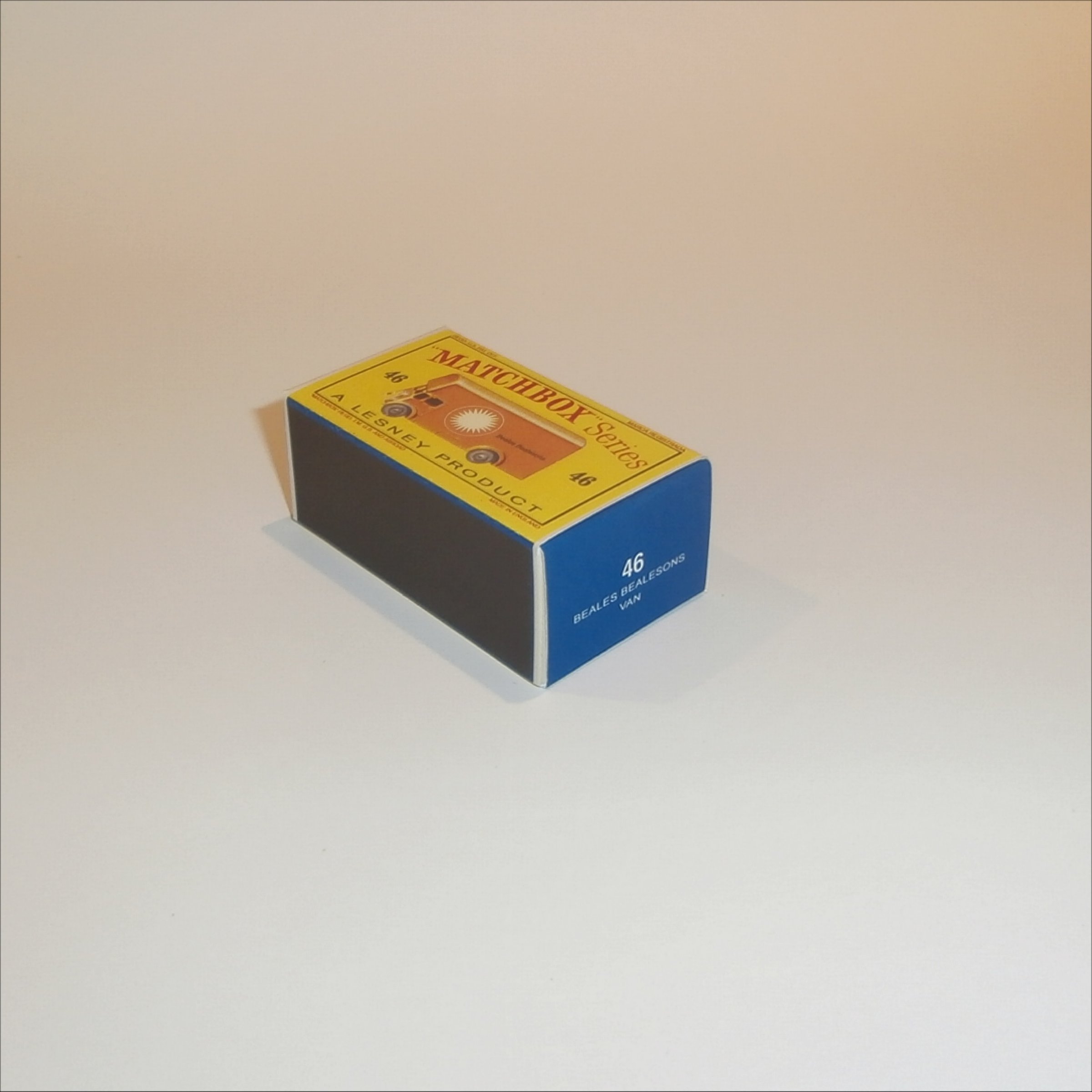 Matchbox Lesney 46b3 Bealesons Van Custom Colour D Style Box