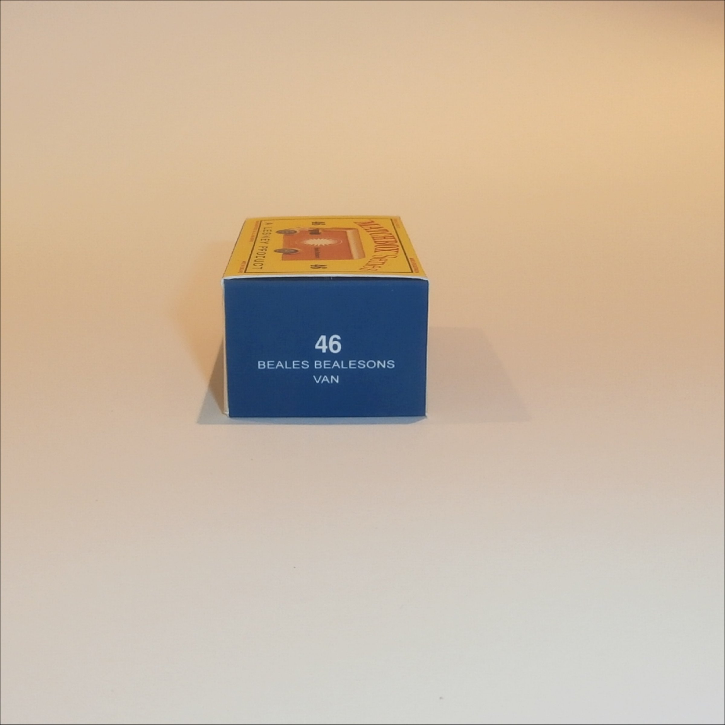 Matchbox Lesney 46b3 Bealesons Van Custom Colour D Style Box