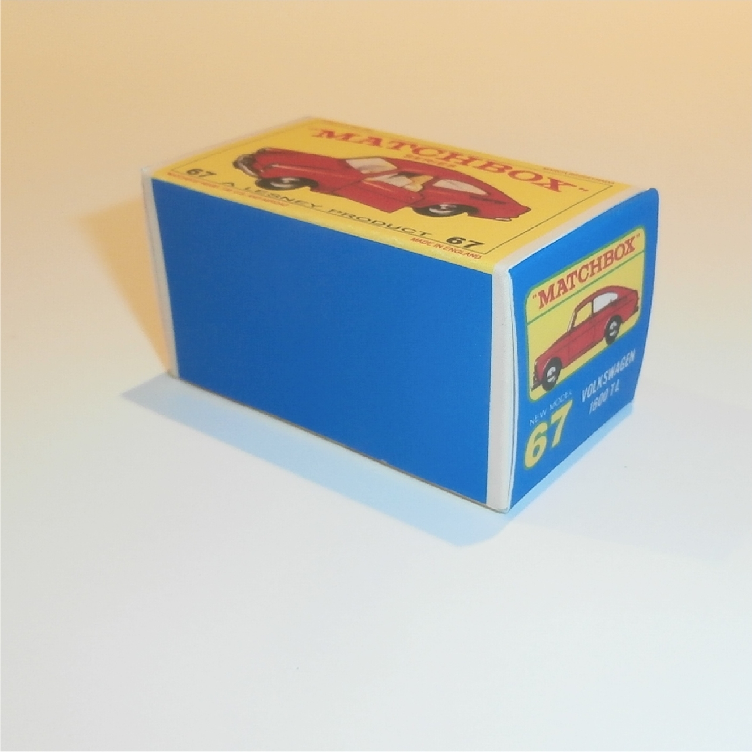 Matchbox Lesney 67b Volkswagen 1600 TL E Style Repro Box